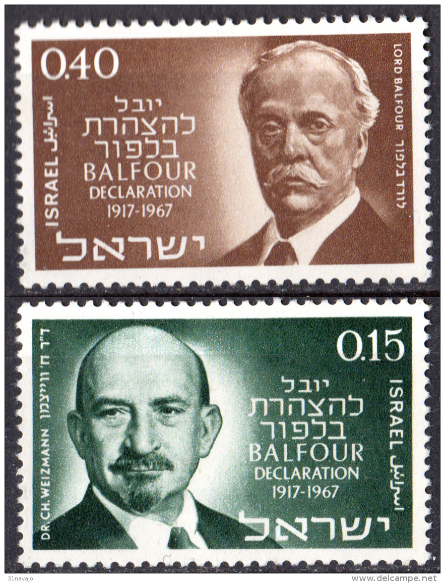 ISRAEL - Lord Balfour - Nuevos (sin Tab)