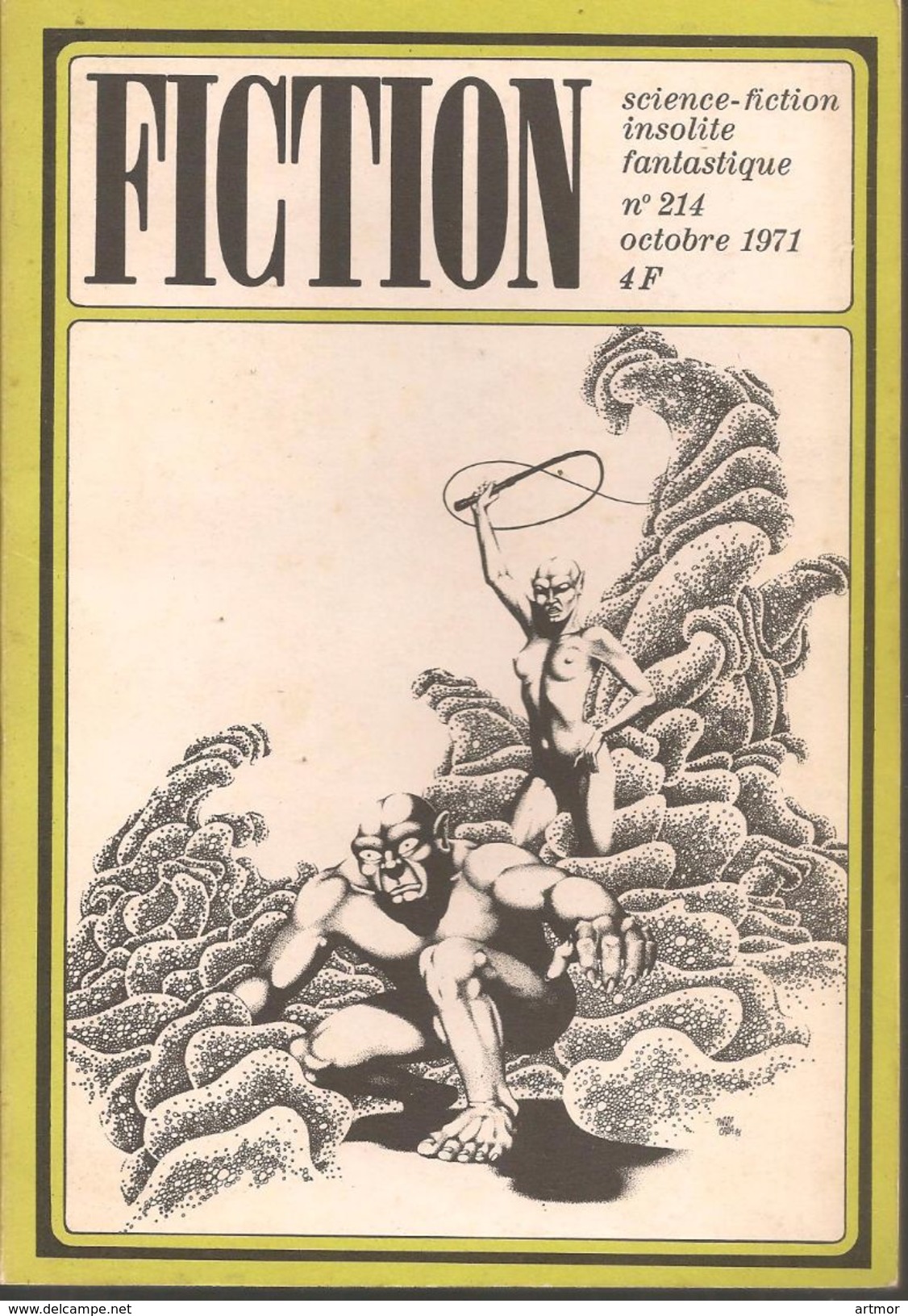 FICTION N° 214 - Couv : CAZA - Fiction