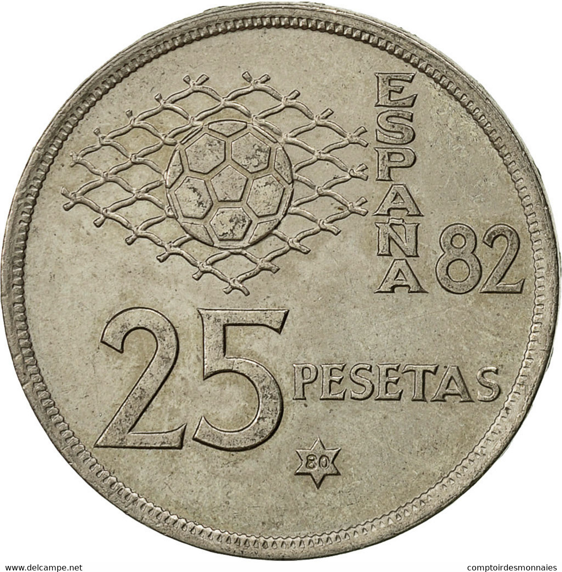 Monnaie, Espagne, Juan Carlos I, 25 Pesetas, 1980, TTB, Copper-nickel, KM:818 - 20 Pesetas