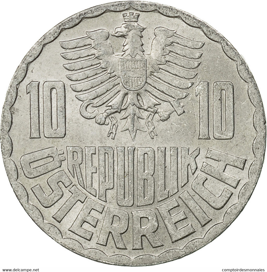 Monnaie, Autriche, 10 Groschen, 1970, Vienna, TTB, Aluminium, KM:2878 - Autriche