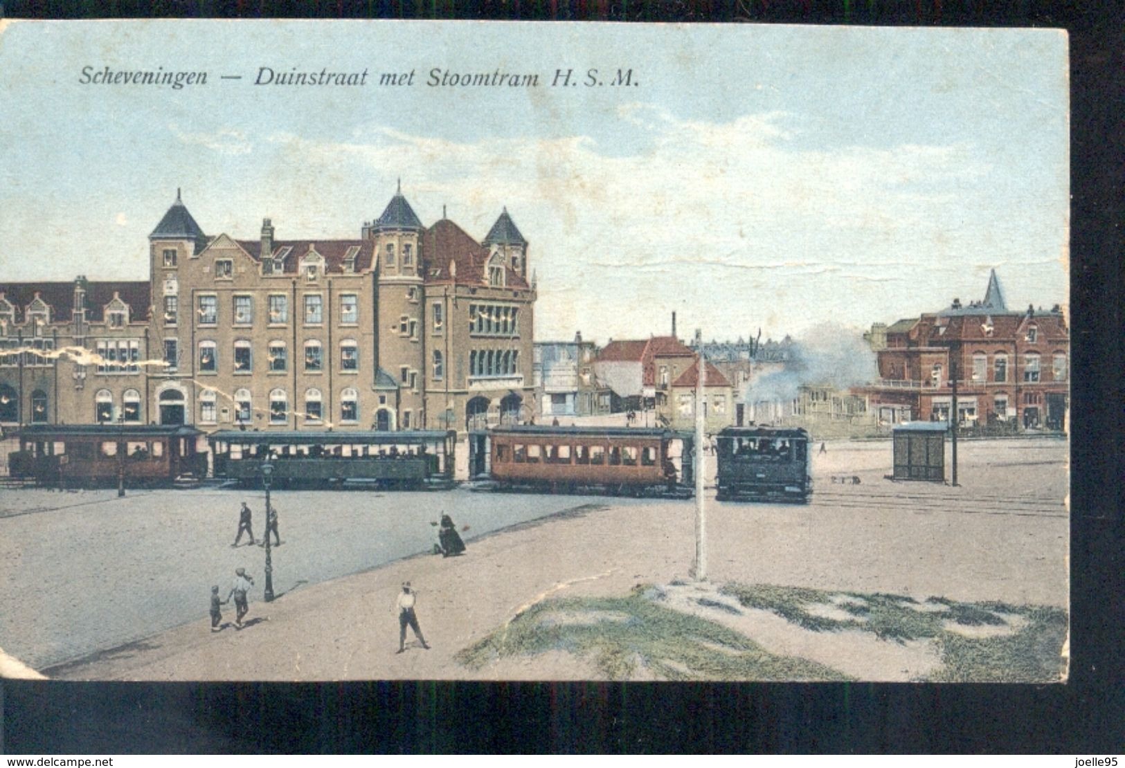 Scheveningen - Duinstraat Met Stoomtram H S M - 1915 - Scheveningen