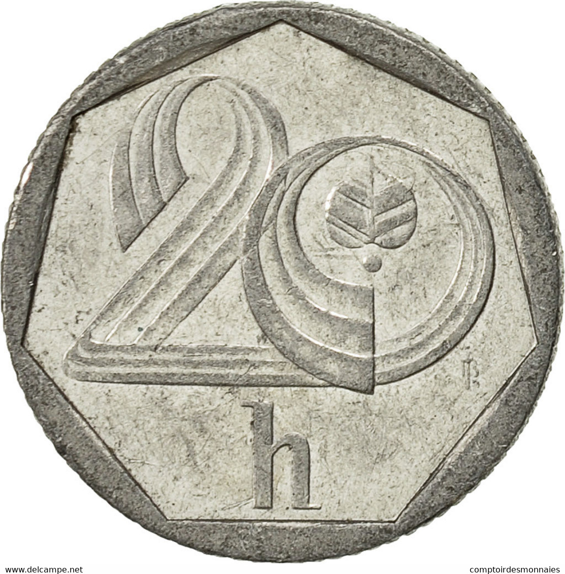 Monnaie, République Tchèque, 20 Haleru, 1993, TTB+, Aluminium, KM:2.1 - Tchéquie