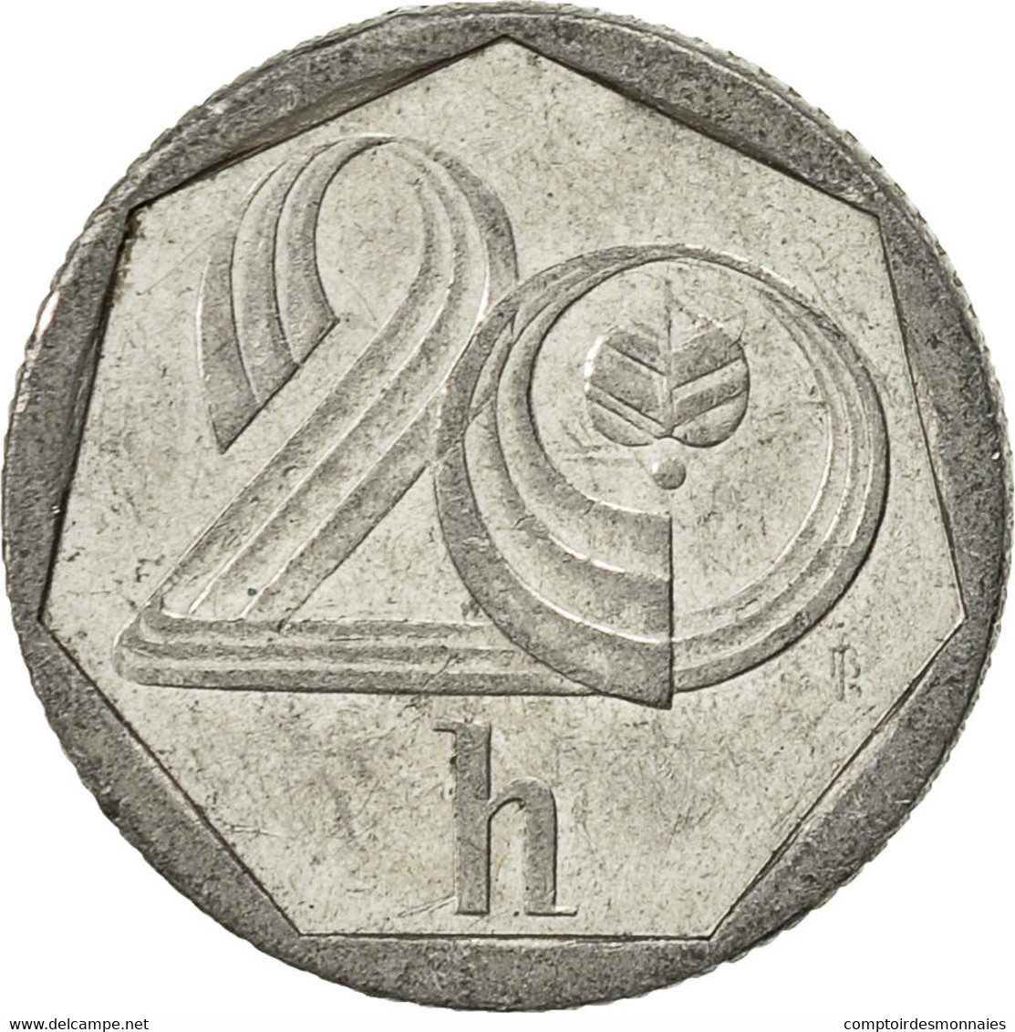 Monnaie, République Tchèque, 20 Haleru, 1993, TTB+, Aluminium, KM:2.1 - Czech Republic