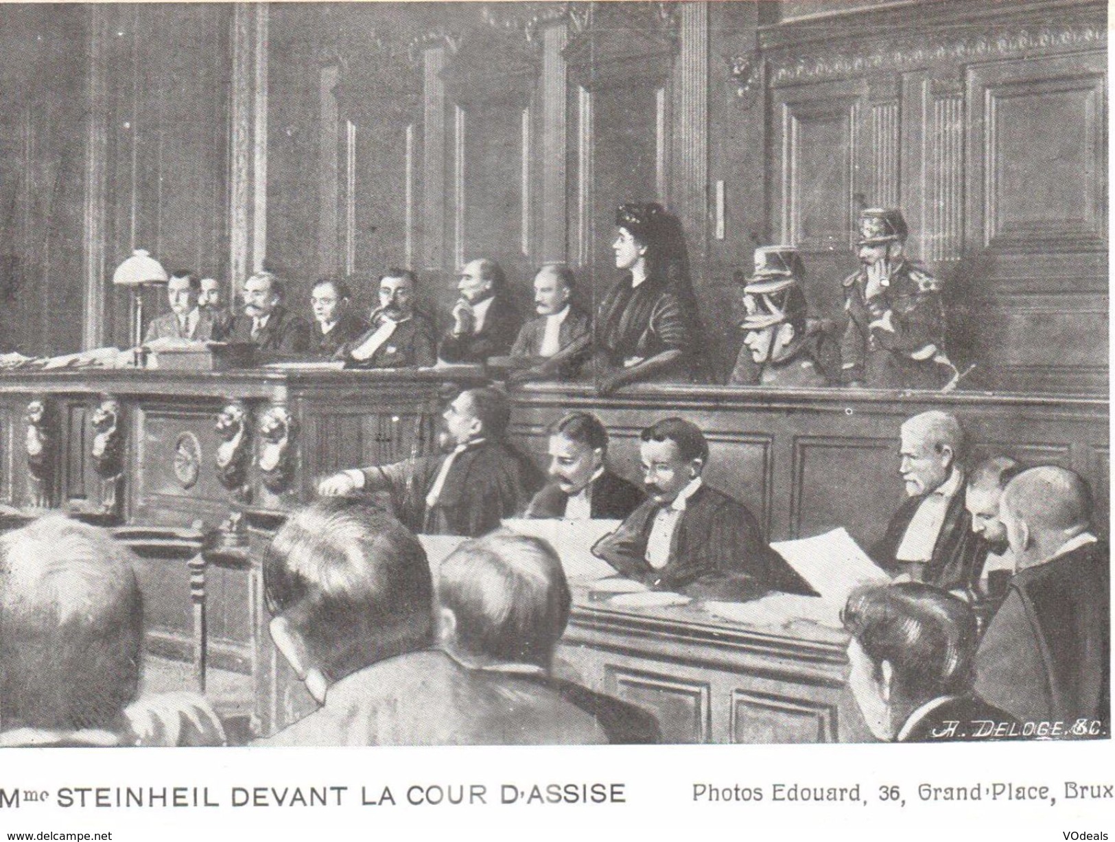 Bruxelles - CPA - Mme Steinheil Devant D'assise - Personnages Célèbres