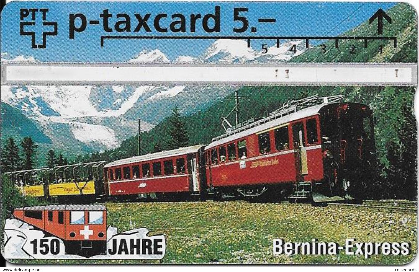 PTT: KP-94/340A4 501L 150 Jahre Schweizer Bahnen - Bernina-Express - Schweiz