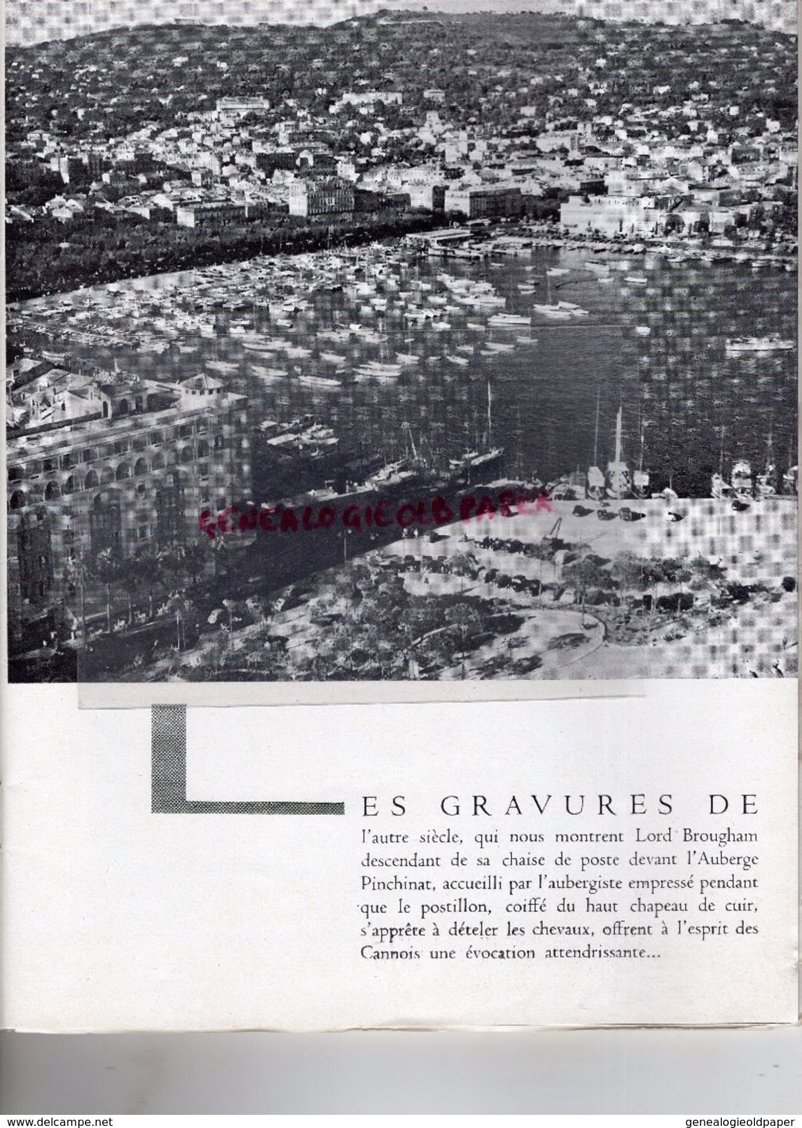 06- CANNES- RARE PROGRAMME CASINO MUNICIPAL--MARCEL HUET-FRENCH LINE-31 DEC.1958-1E JANVIER 1959-MARQUIS CUEVAS-LIFAR-