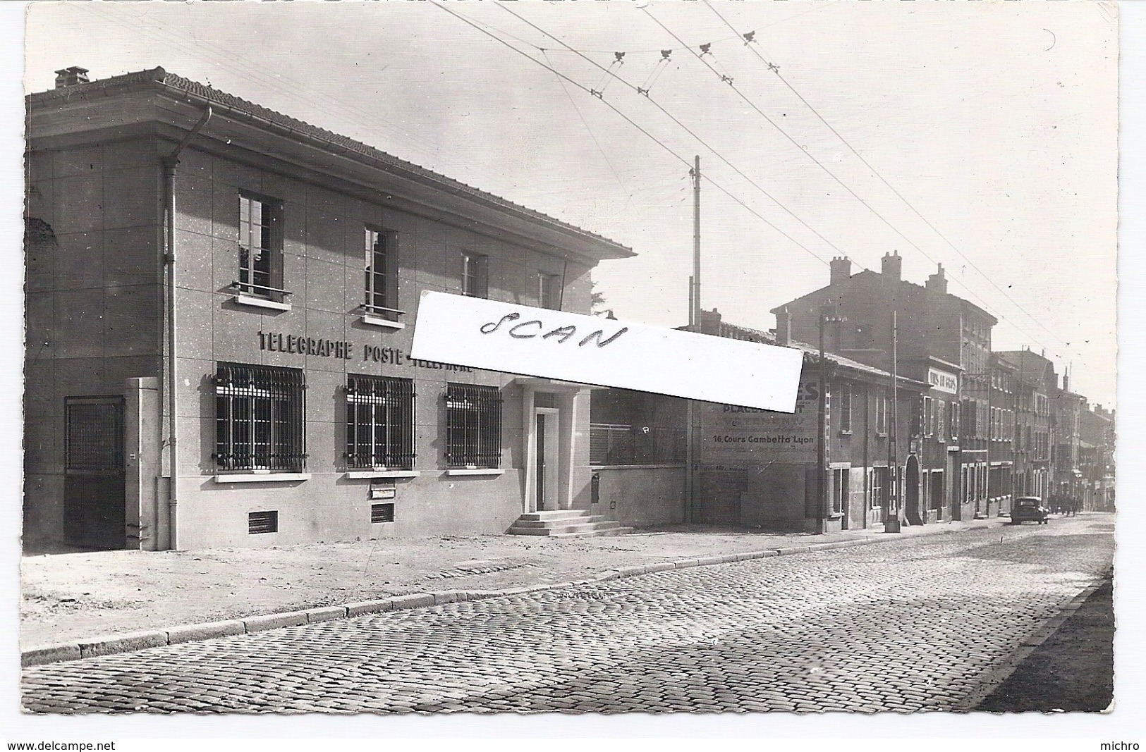 69. St GENIS LAVAL - L'Avenue Clémenceau Et La POSTE - 661117 - Autres & Non Classés