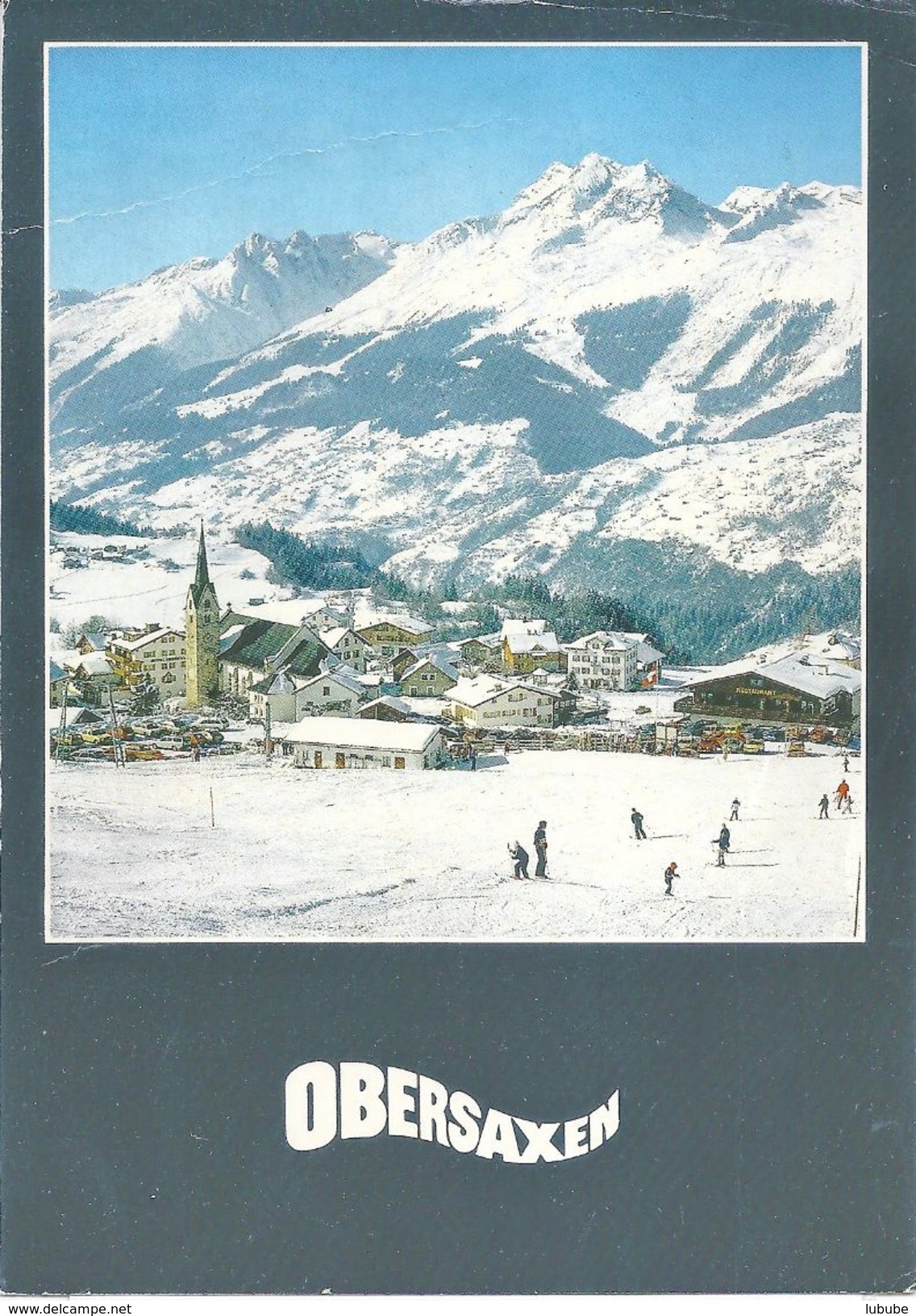 Obersaxen Meierhof - Blick Gegen Brigelserhörner              Ca. 1980 - Breil/Brigels