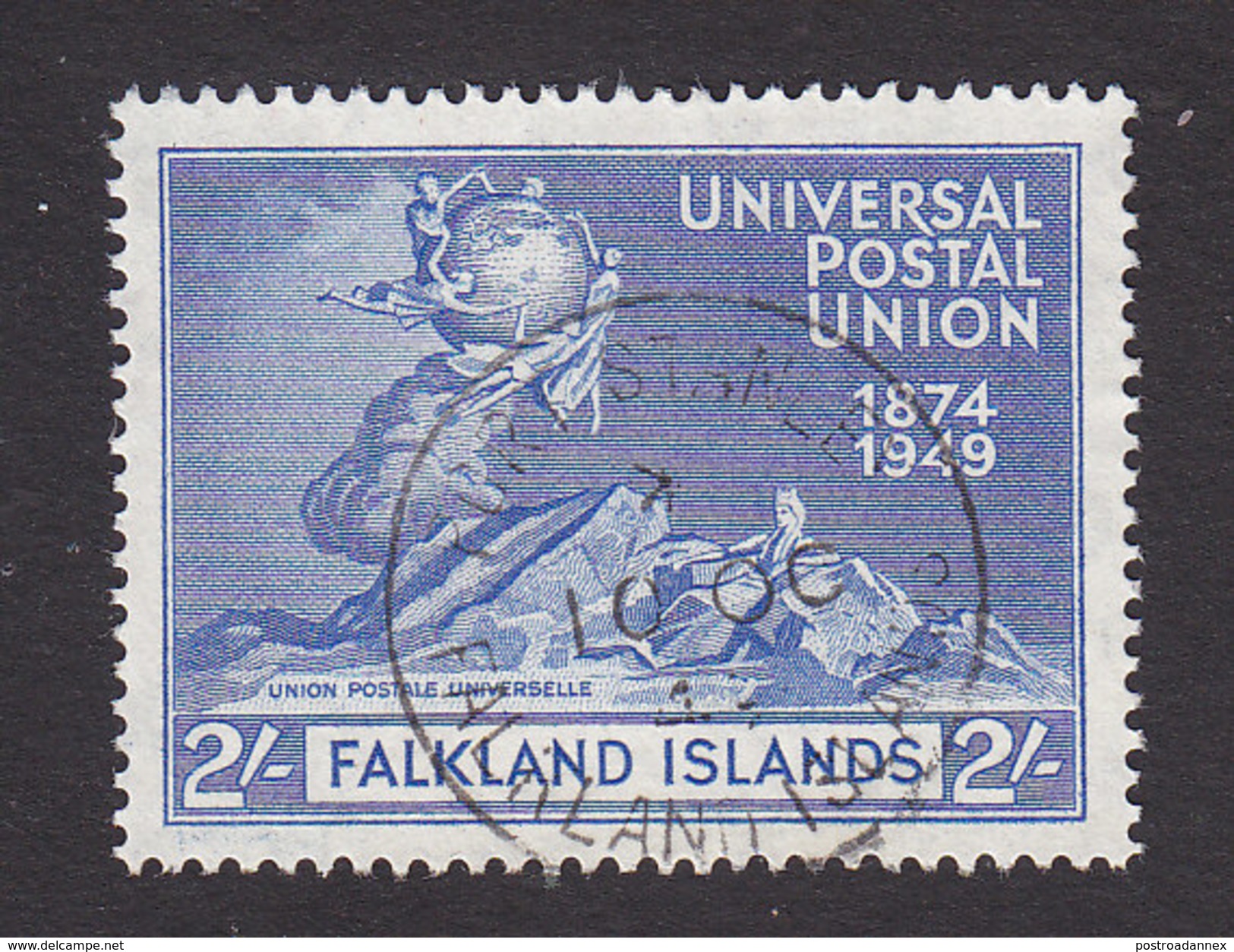 Falkland Islands, Scott #106, Used, UPU, Issued 1949 - Falkland Islands
