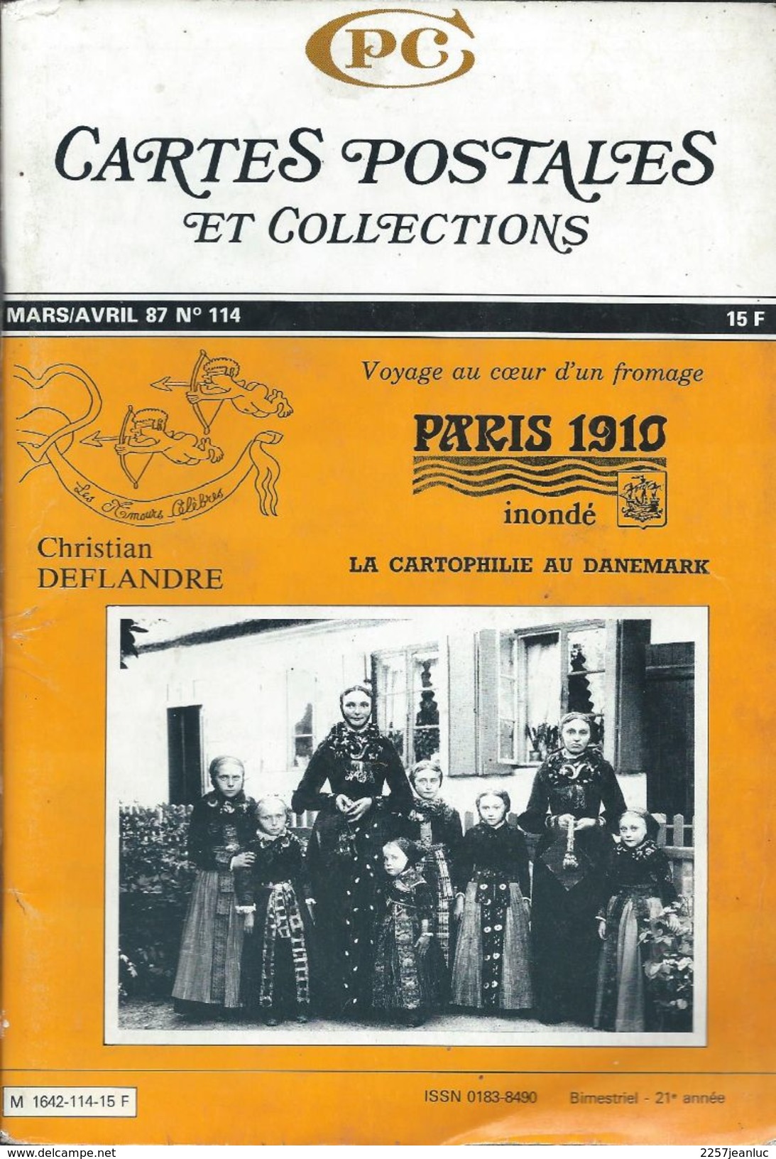 Cartes Postales Et Collections Avril 1987   Magazines N: 114 Llustration &  Thèmes Divers 130 Pages - Français