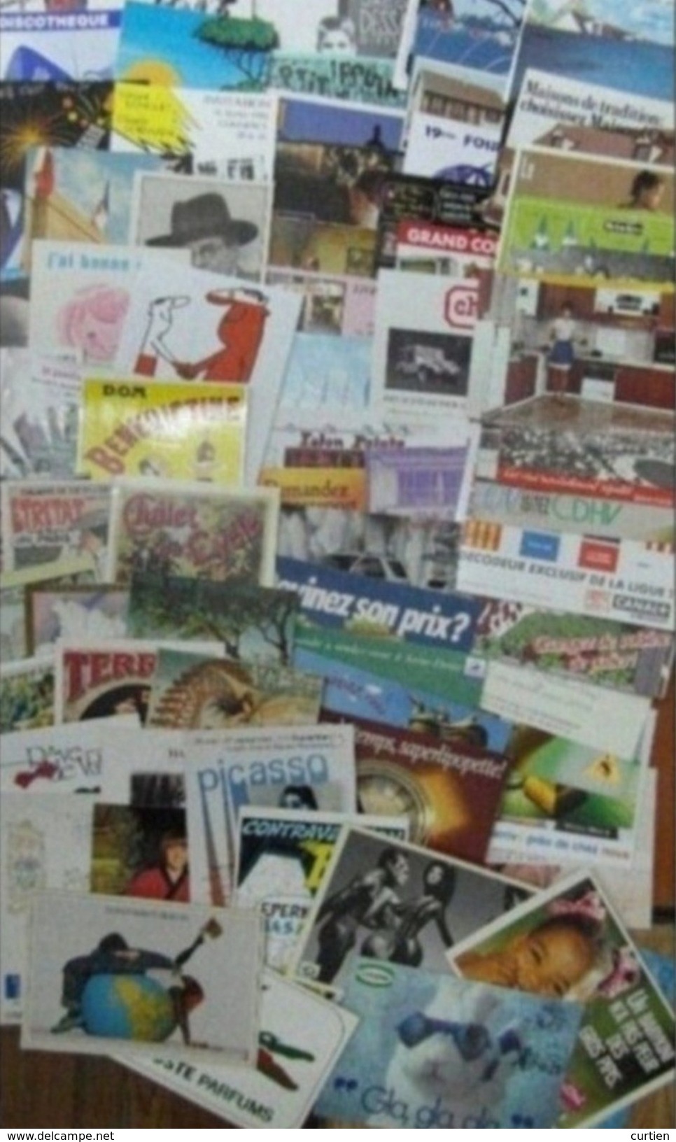 LOT + De 150 CARTES . PUBLICITE - PUBLICITAIRE .8 Euros; ( + 8 Euros; Colissimo ) - Werbepostkarten