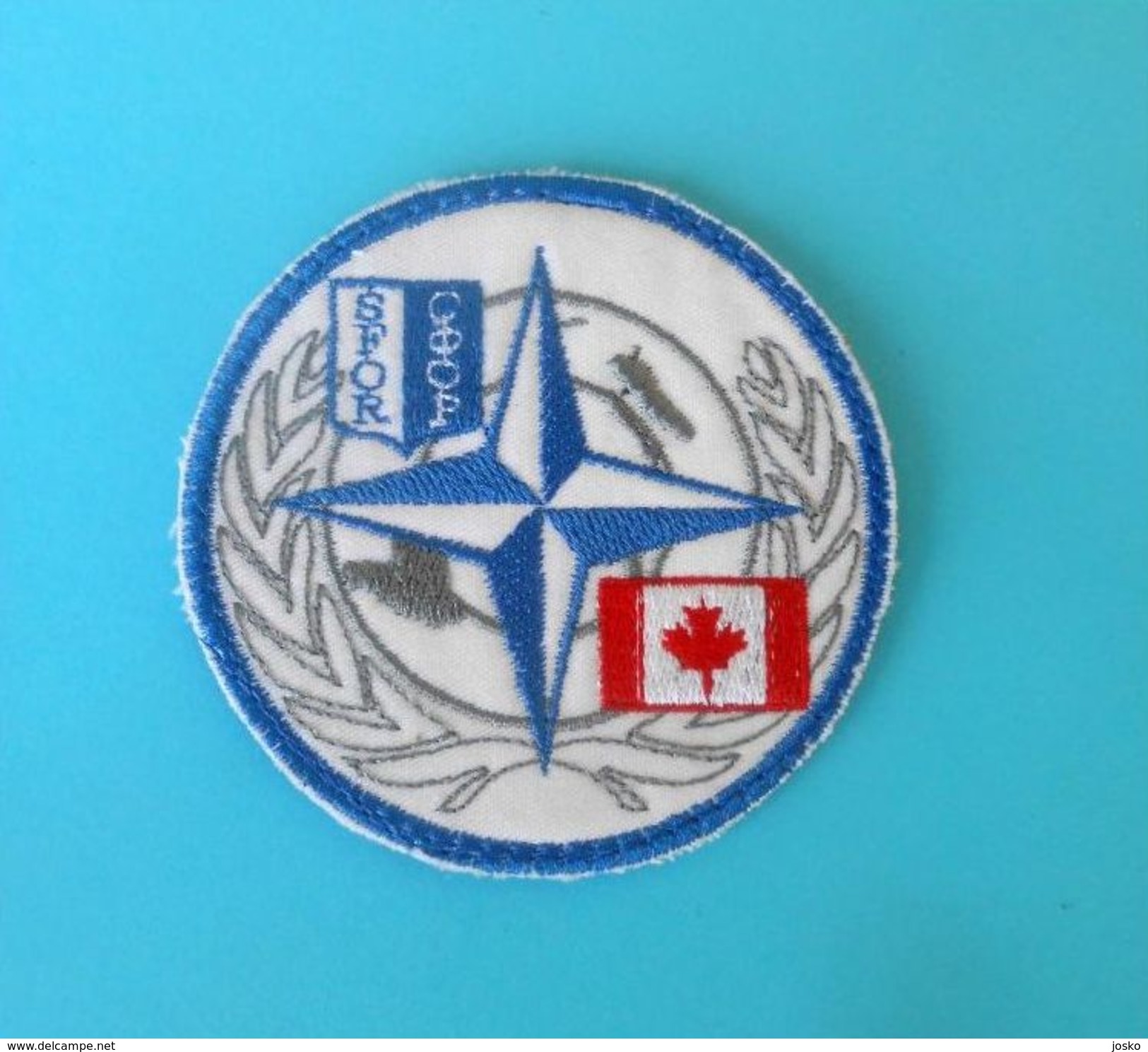 SFOR - United Nations Peacekeeping Mission In Bosnia Patch * CANADA ARMY * Armee Flicken UN Forces Ecusson - Patches