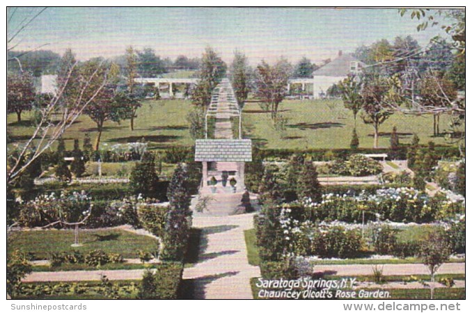 New York Saratoga Springs Chauncey Olcott's Rose Garden - Saratoga Springs