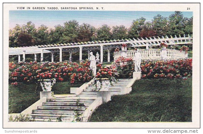 New York Saratoga Springs View In Garden Yaddo - Saratoga Springs