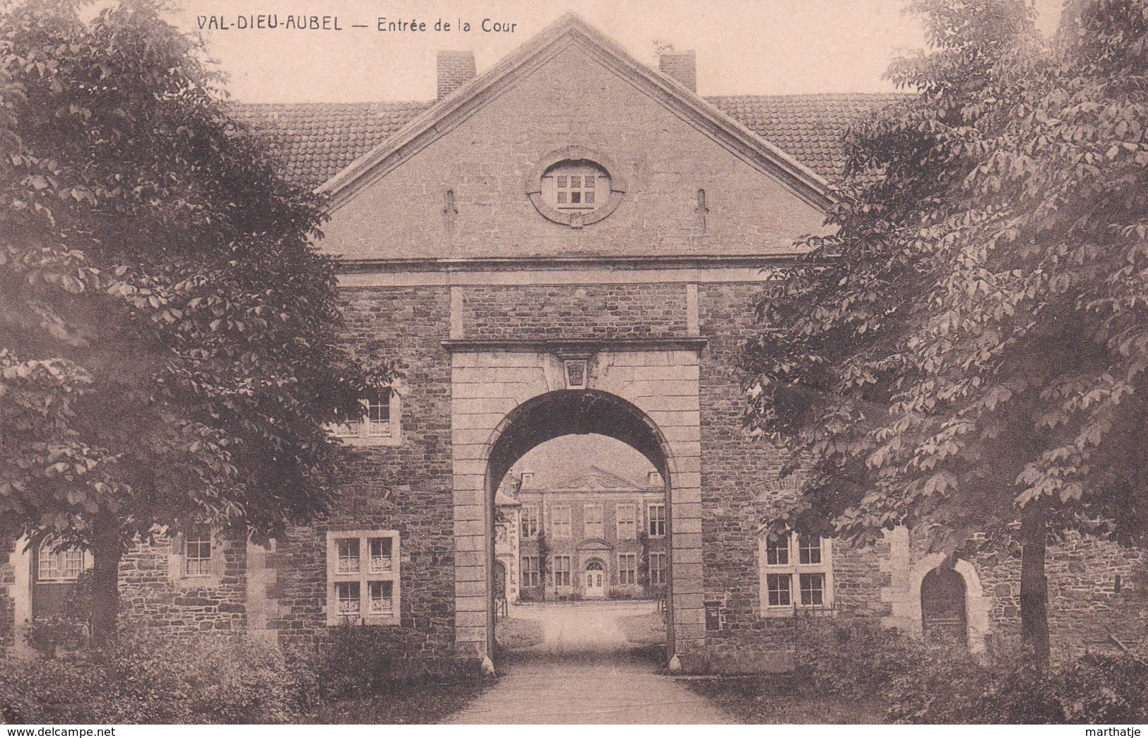 Val-Dieu-Aubel - Entrée De La Cour - Aubel