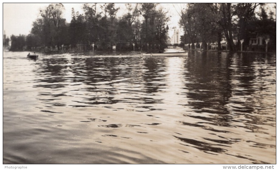 Paris Exposition Coloniale Lac Daumesnil Ancienne Photo Amateur 1931 - Places