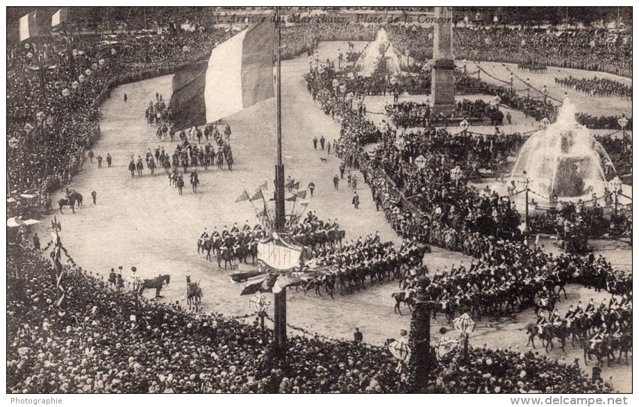 Paris Fetes De La Victoire 3 Anciennes Cartes Postales CPA 14 Juillet 1919 - Guerre 1914-18