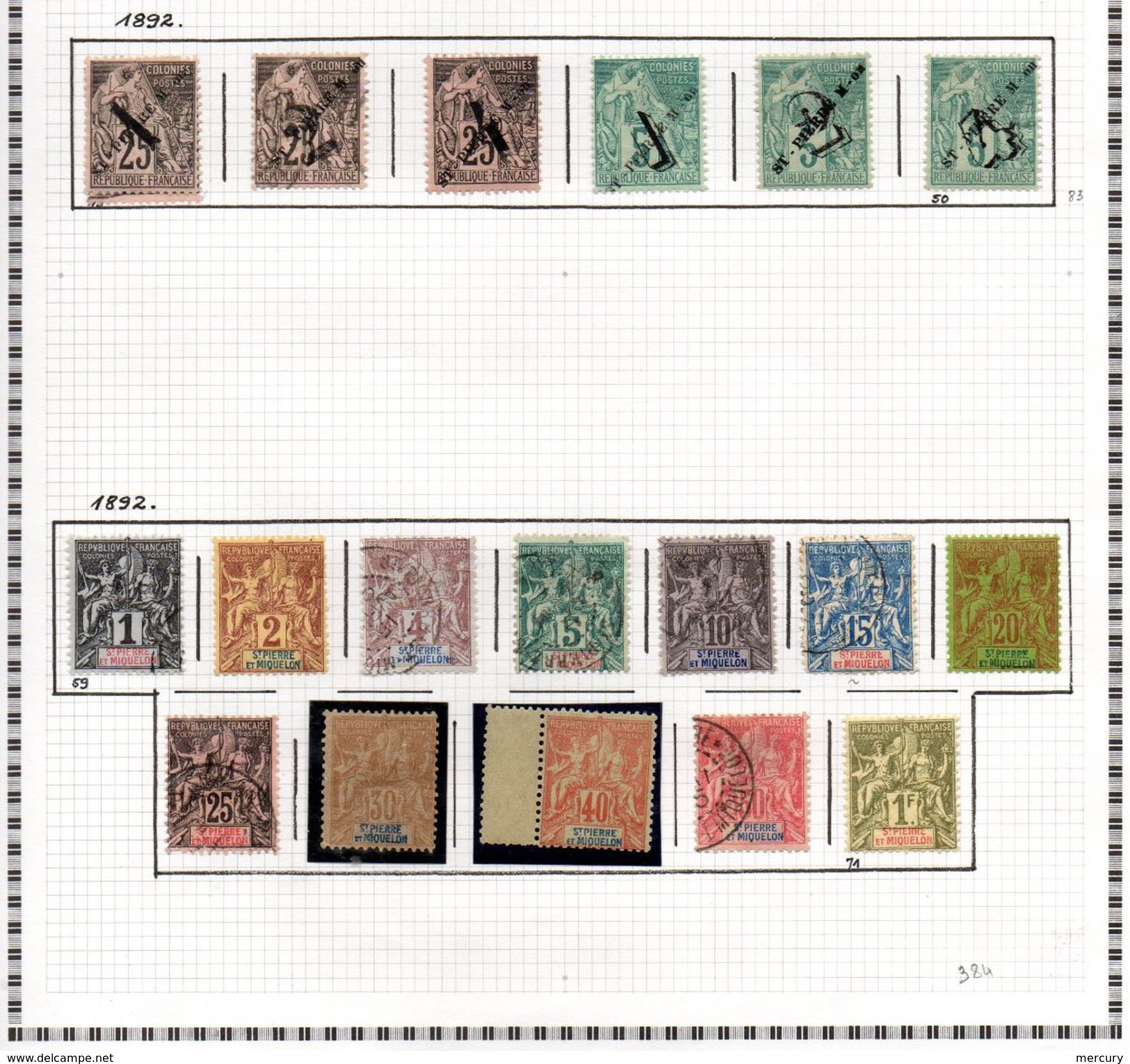 SAINT-PIERRE ET MIQUELON - Bonne Collection Jusqu'en 2007 - 43 Scans - Collezioni & Lotti