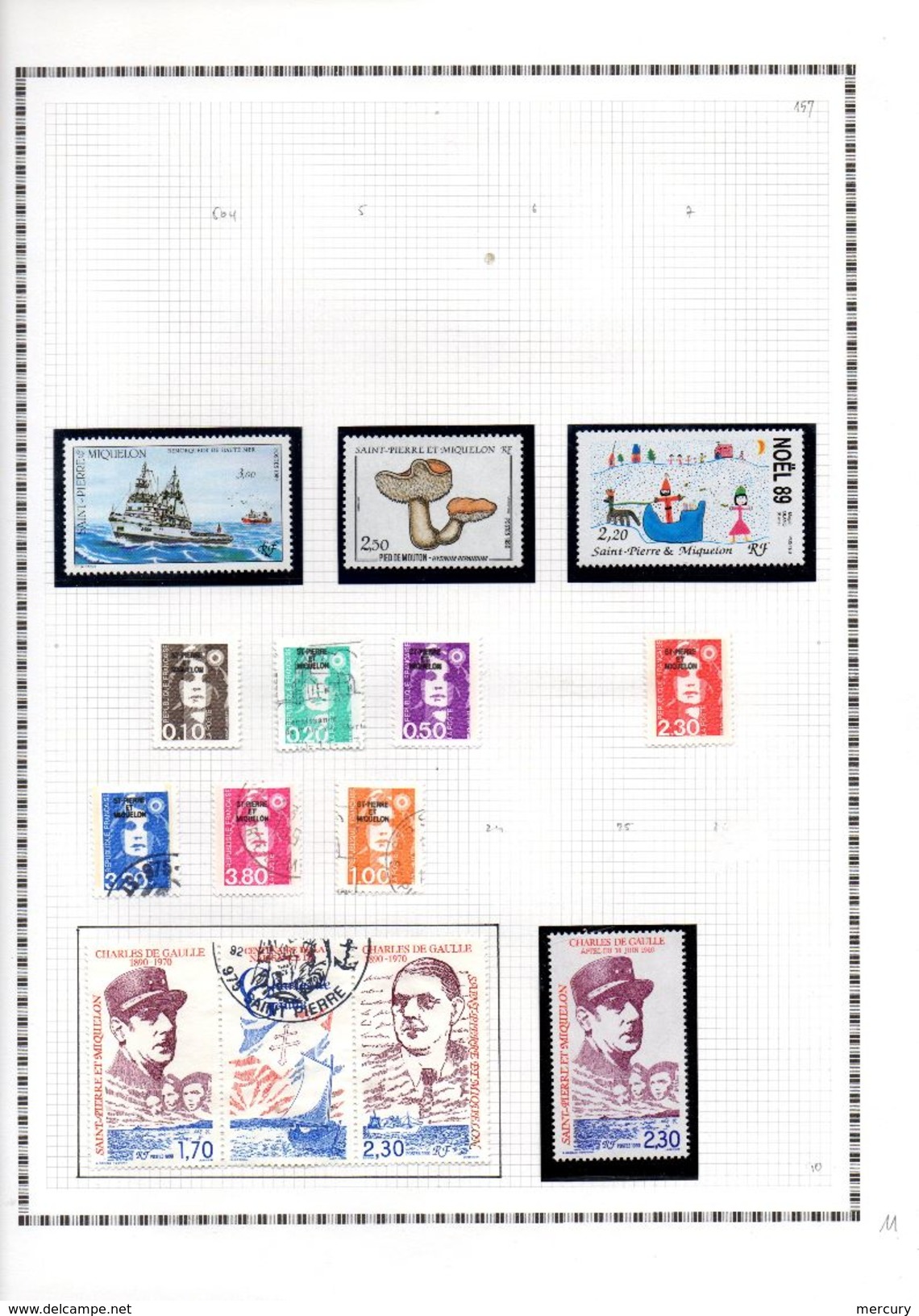 SAINT-PIERRE ET MIQUELON - Bonne collection jusqu'en 2007 - 43 scans