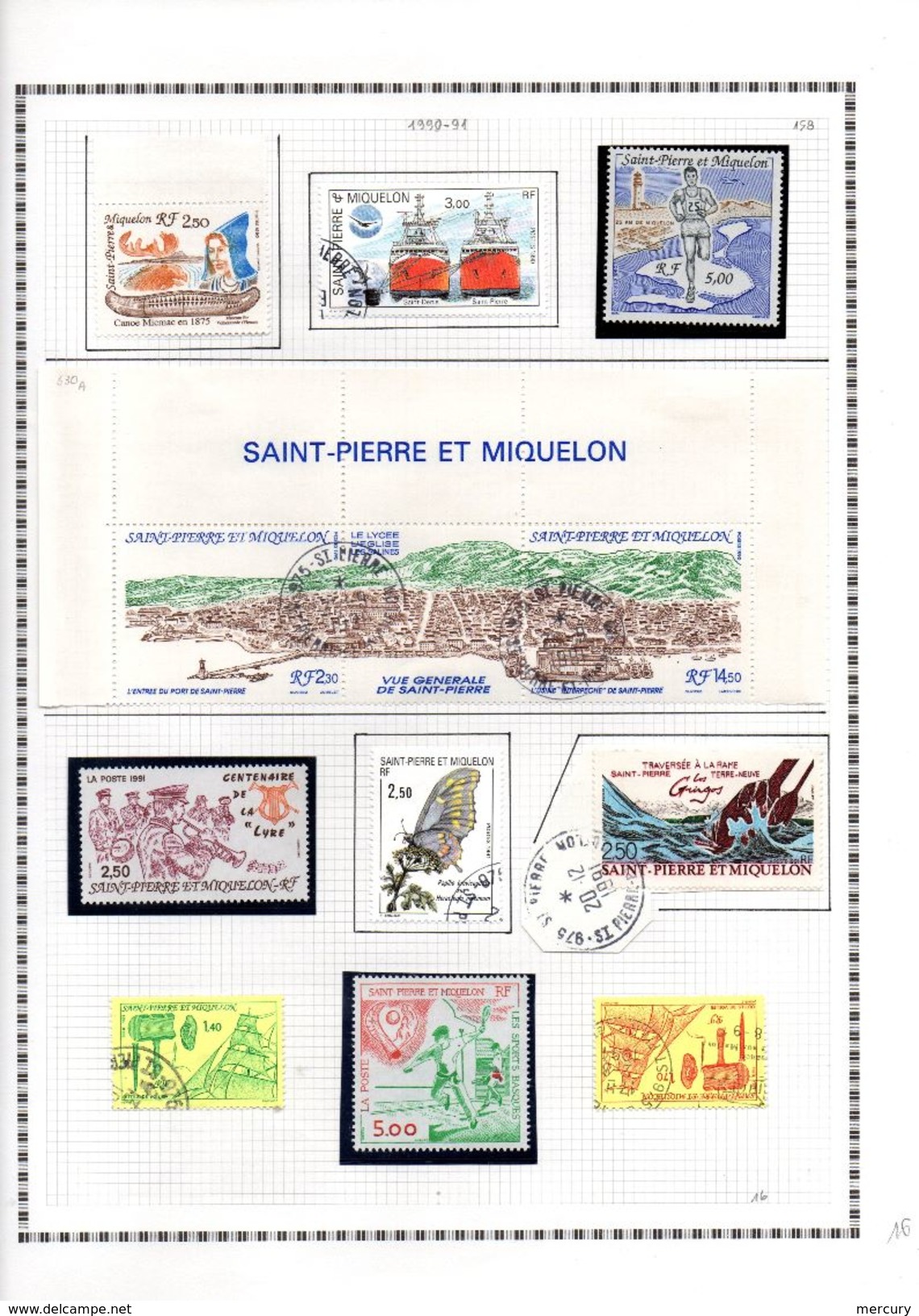 SAINT-PIERRE ET MIQUELON - Bonne collection jusqu'en 2007 - 43 scans