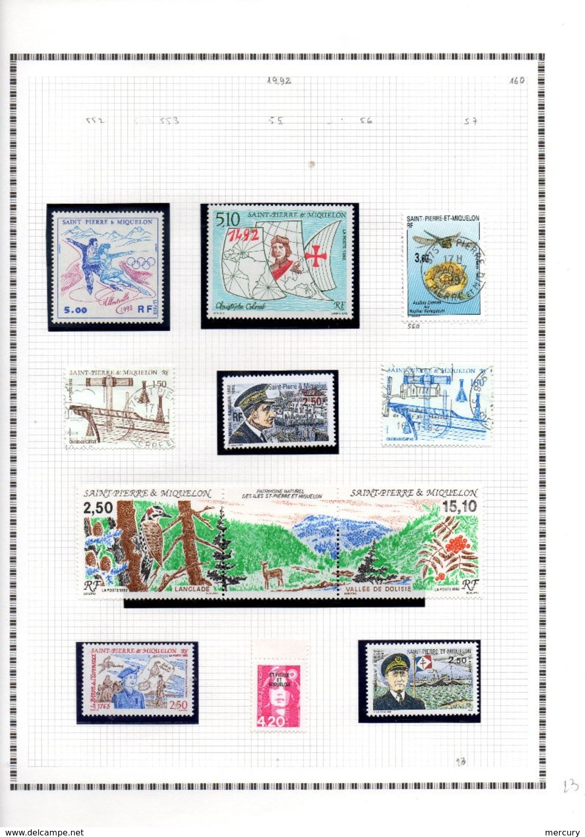 SAINT-PIERRE ET MIQUELON - Bonne collection jusqu'en 2007 - 43 scans