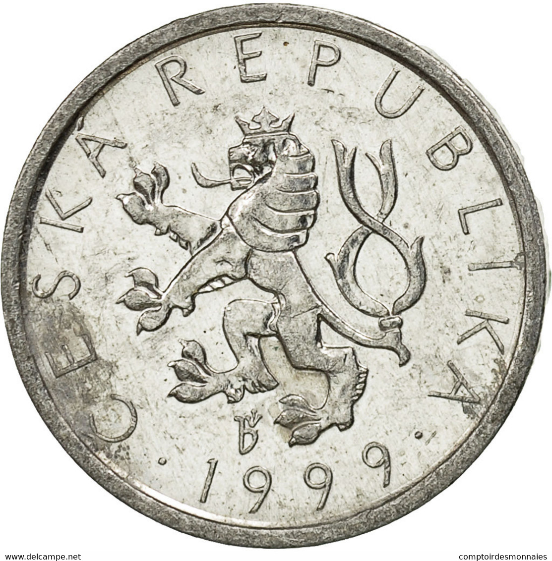 Monnaie, République Tchèque, 10 Haleru, 1999, TTB, Aluminium, KM:6 - Czech Republic