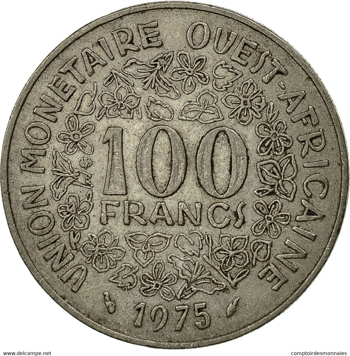 Monnaie, West African States, 100 Francs, 1975, Paris, TTB, Nickel, KM:4 - Côte-d'Ivoire