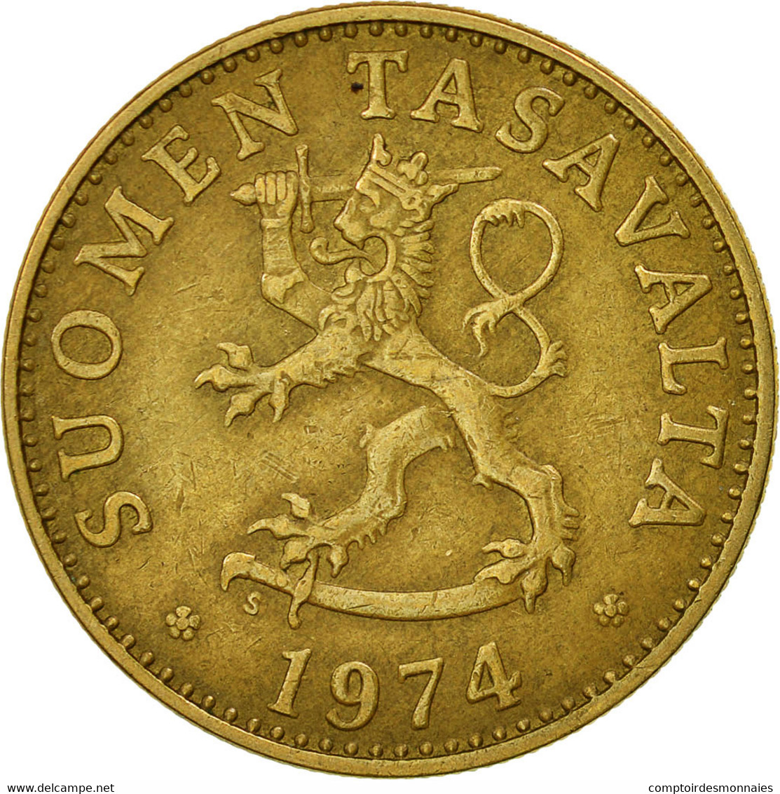 Monnaie, Finlande, 50 Penniä, 1974, TTB, Aluminum-Bronze, KM:48 - Finlande