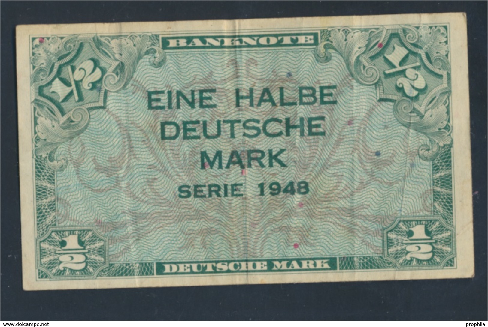 BRD Rosenbg: 230 Gebraucht (III) 1948 1/2 Deutsche Mark (8590307 - 1/2 Duitse Mark