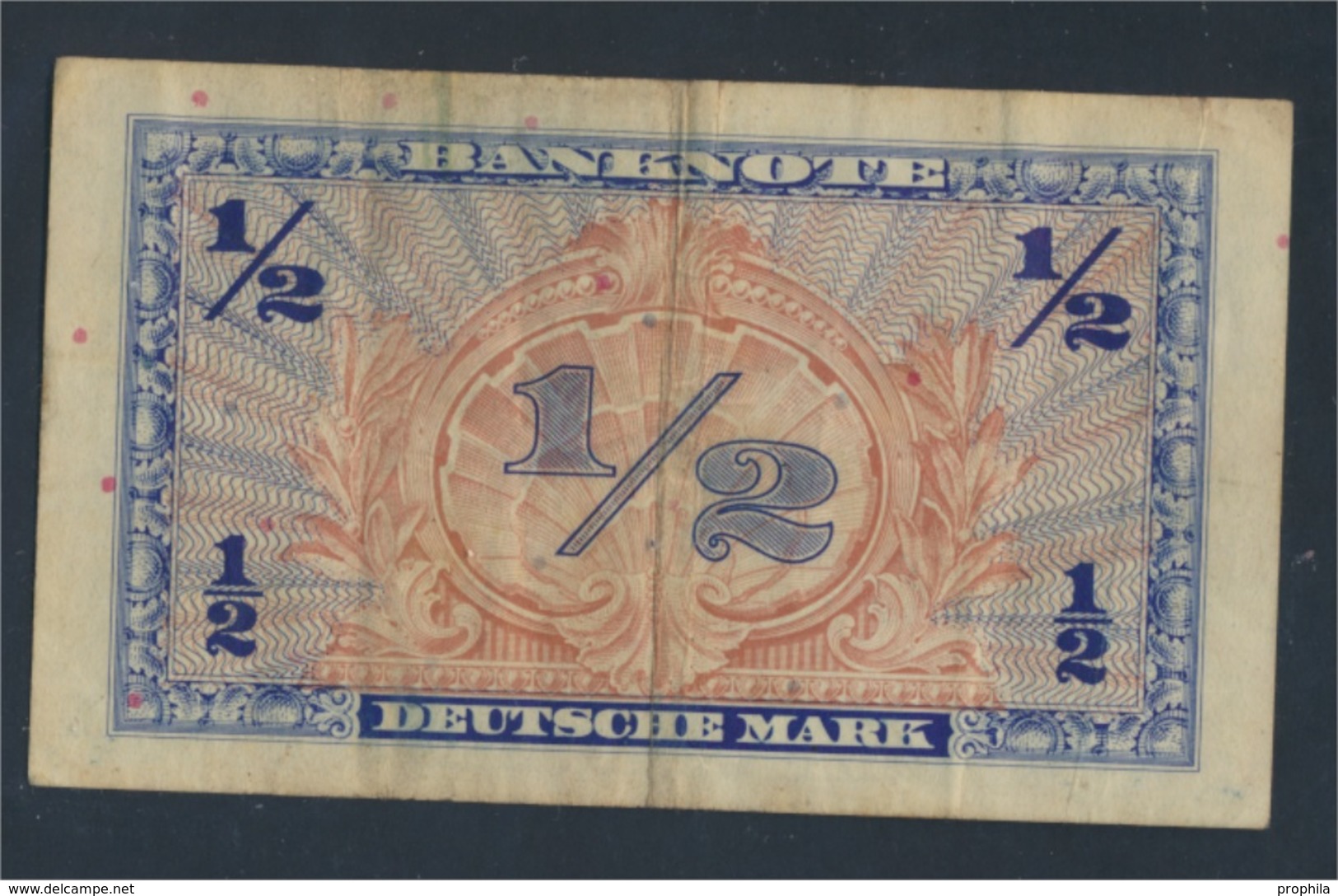 BRD Rosenbg: 230 Gebraucht (III) 1948 1/2 Deutsche Mark (8590307 - 1/2 Duitse Mark