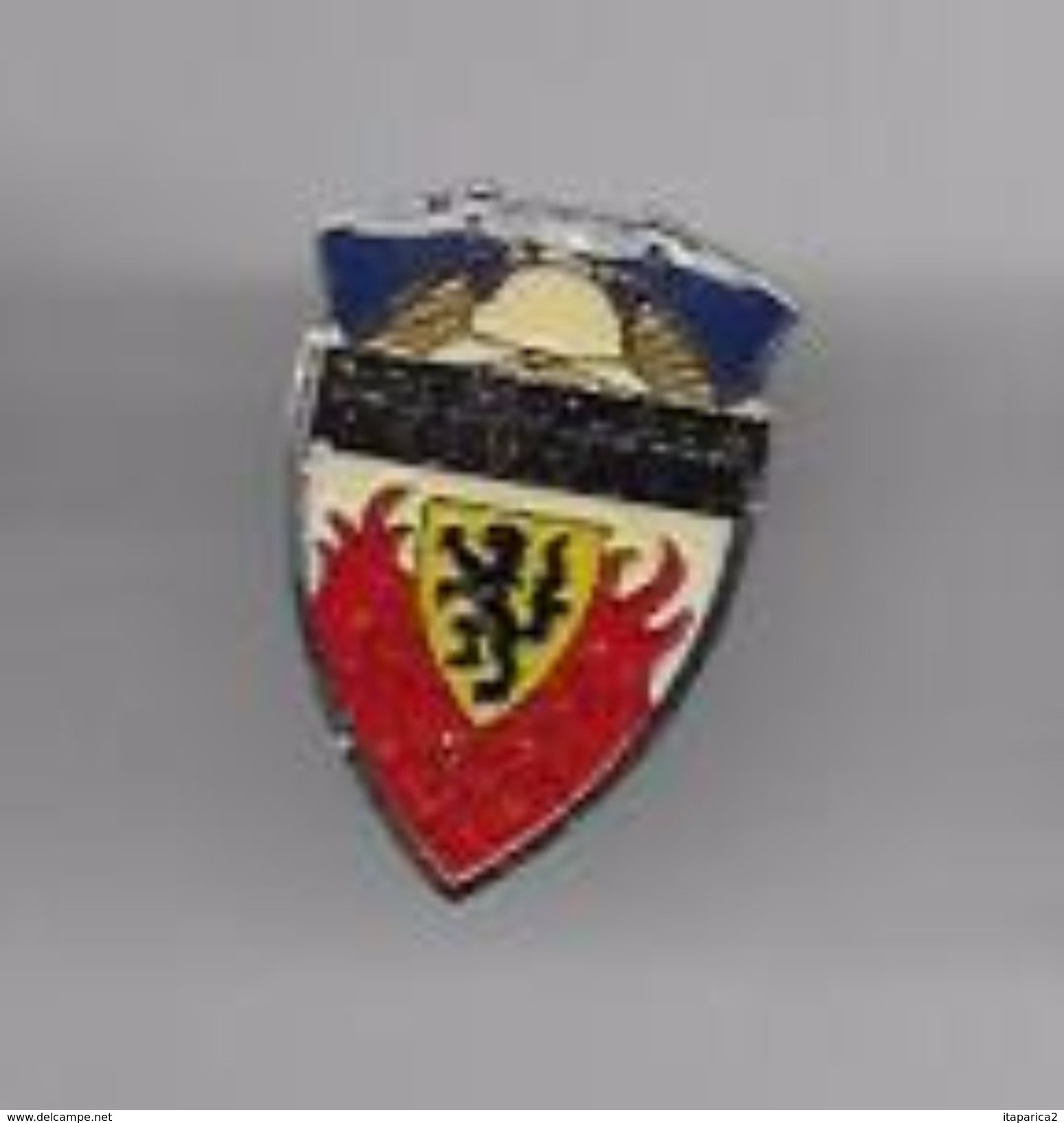 PINS SAPEURS POMPIERS C.U.D.L. LILLE 59 NORD BLASON / Base Argentée / 33NAT - Pompiers