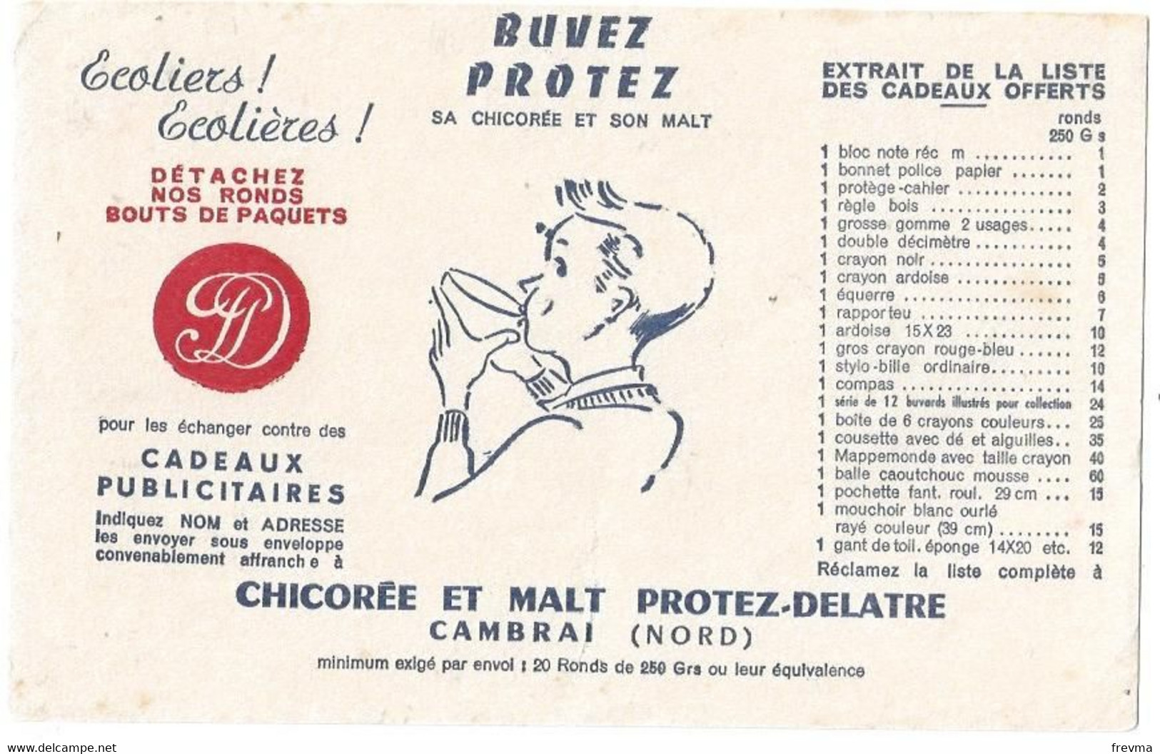Buvard Chicoree Et Malt Protez Delatre - C