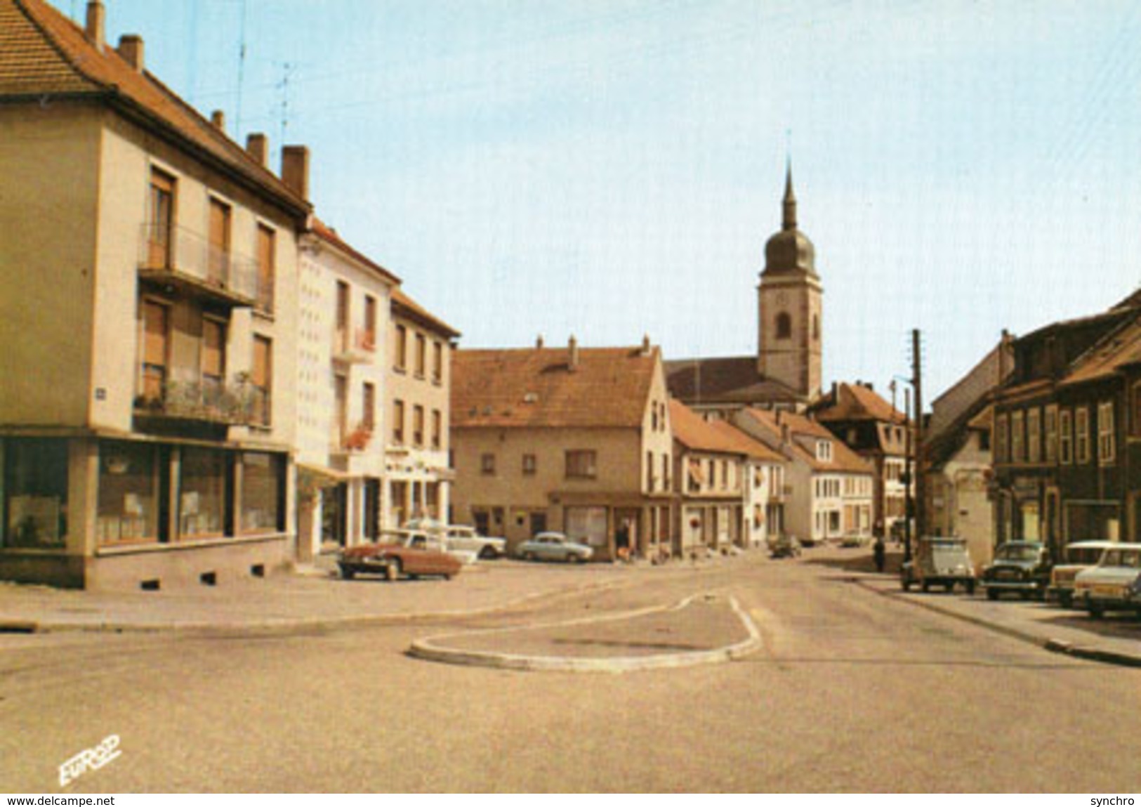 2 Cartes ; Rue Wilson Et L'eglise , Place Napoleon - Puttelange