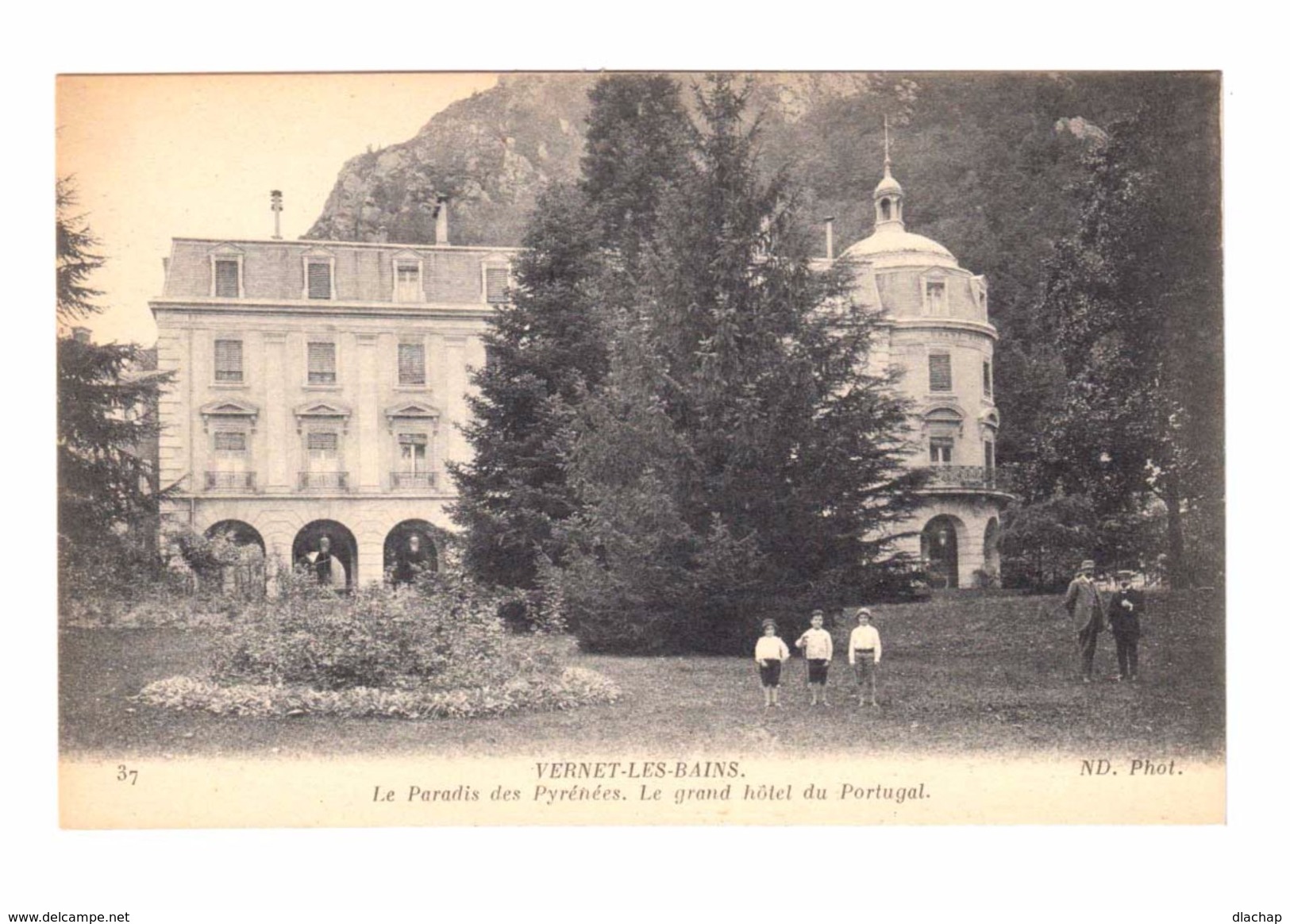 Vernet Les Bains. Le Paradis Des Pyrénées Orientales. Le Grand Hôtel Du Portugal. (2145) - Autres & Non Classés