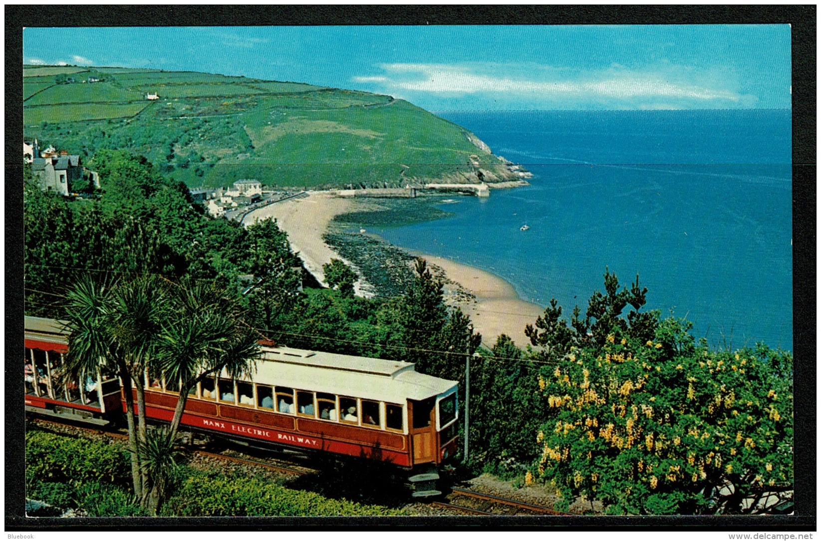 RB 1179 - 3 X Isle Of Man Postcards - Peel - Laxey Bay - Laxey Valley &amp; Snaefell - Trams - Isle Of Man