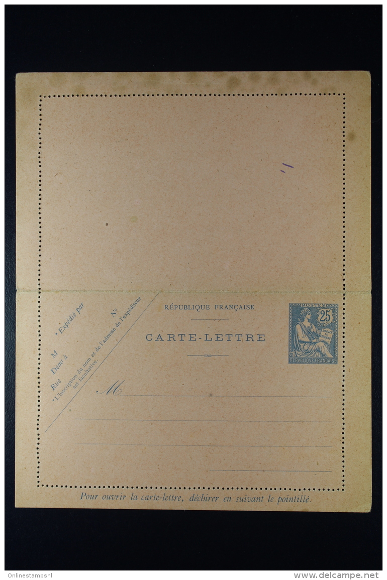 France:  Carte Lettre 1902  P127   F1 - Cartes-lettres