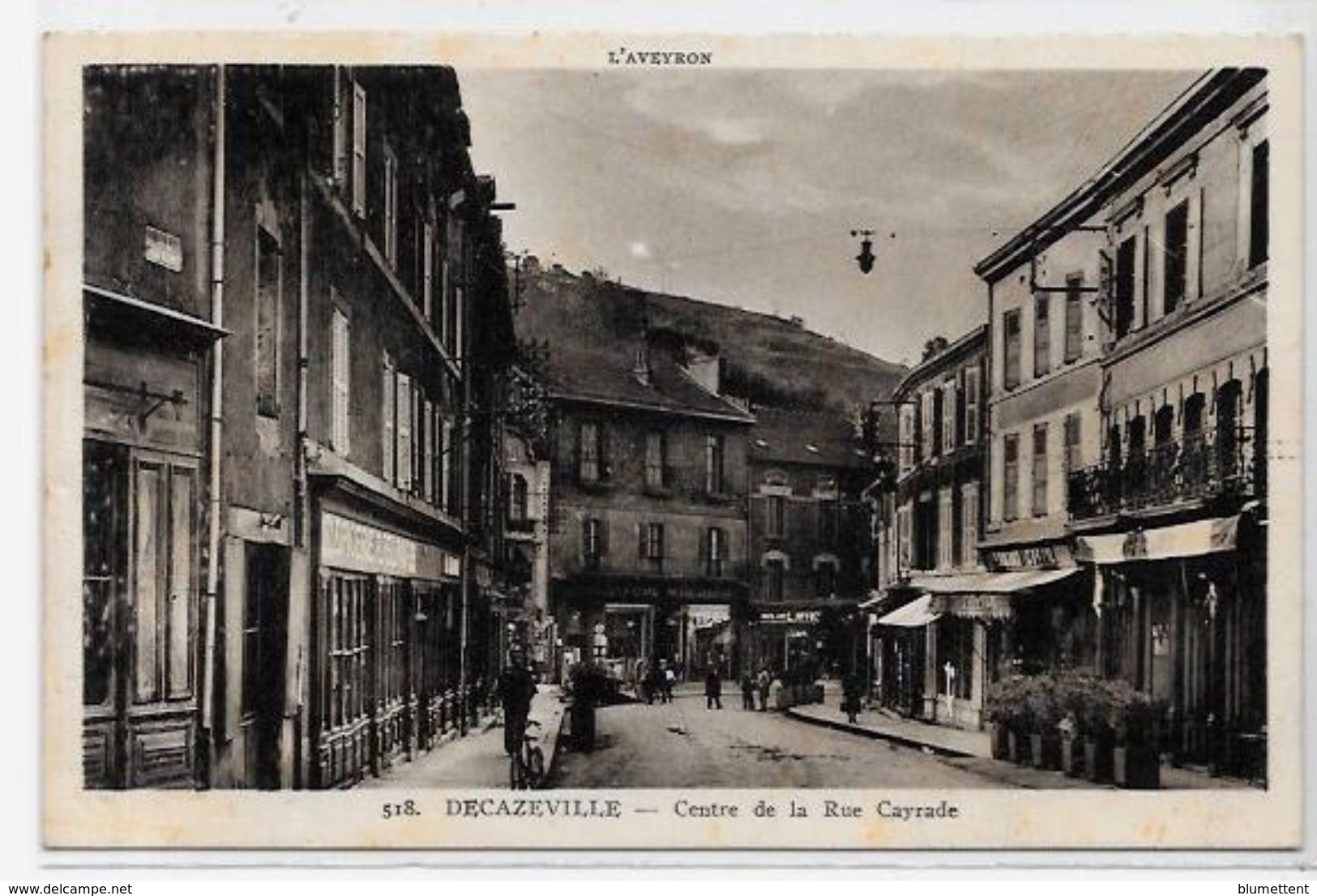 CPA Decazeville Aveyron Non Circulé Publicité Figeac Lot - Decazeville