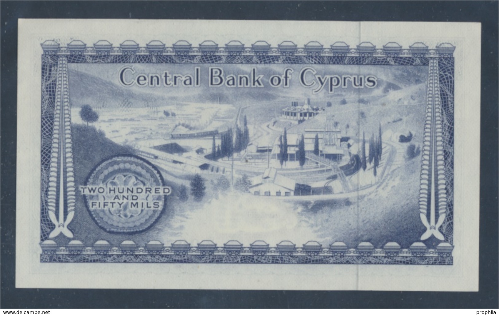 Zypern Pick-Nr: 41c (1.6.1982) Bankfrisch 1982 250 Mils (8017983 - Cyprus