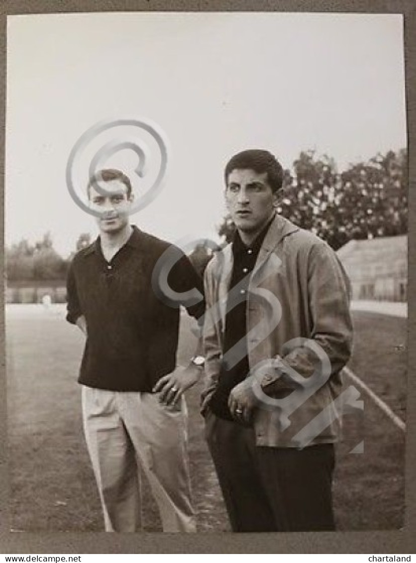 Fotografia Calcio Venezia Can Bartù E Juan Santisteban 1962 Ca - Altri & Non Classificati