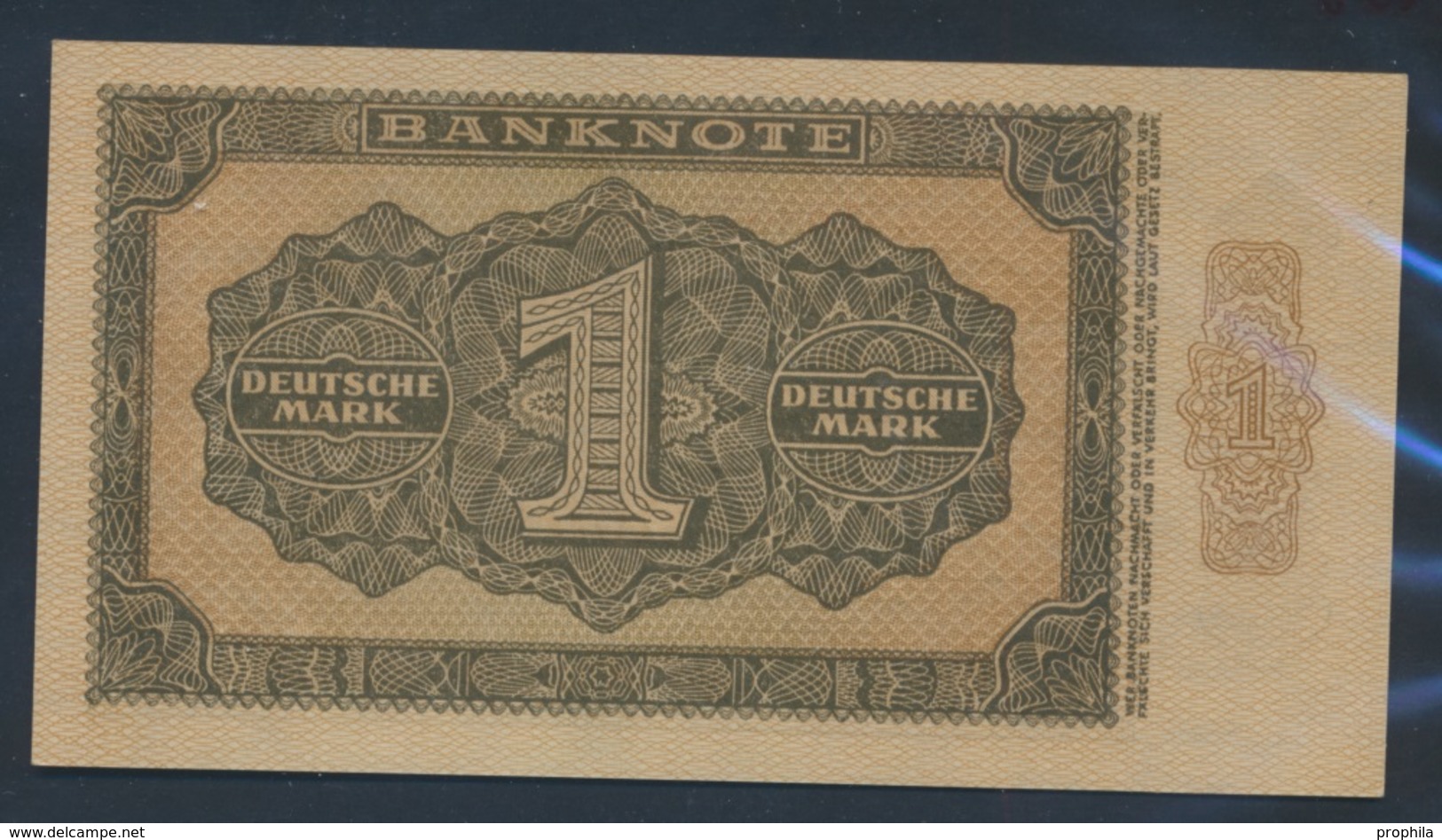 DDR Rosenbg: 340b, KN 6stellig, Davor Zwei Buchstaben Bankfrisch 1948 1 Deutsche Mark (9055472 - Other & Unclassified