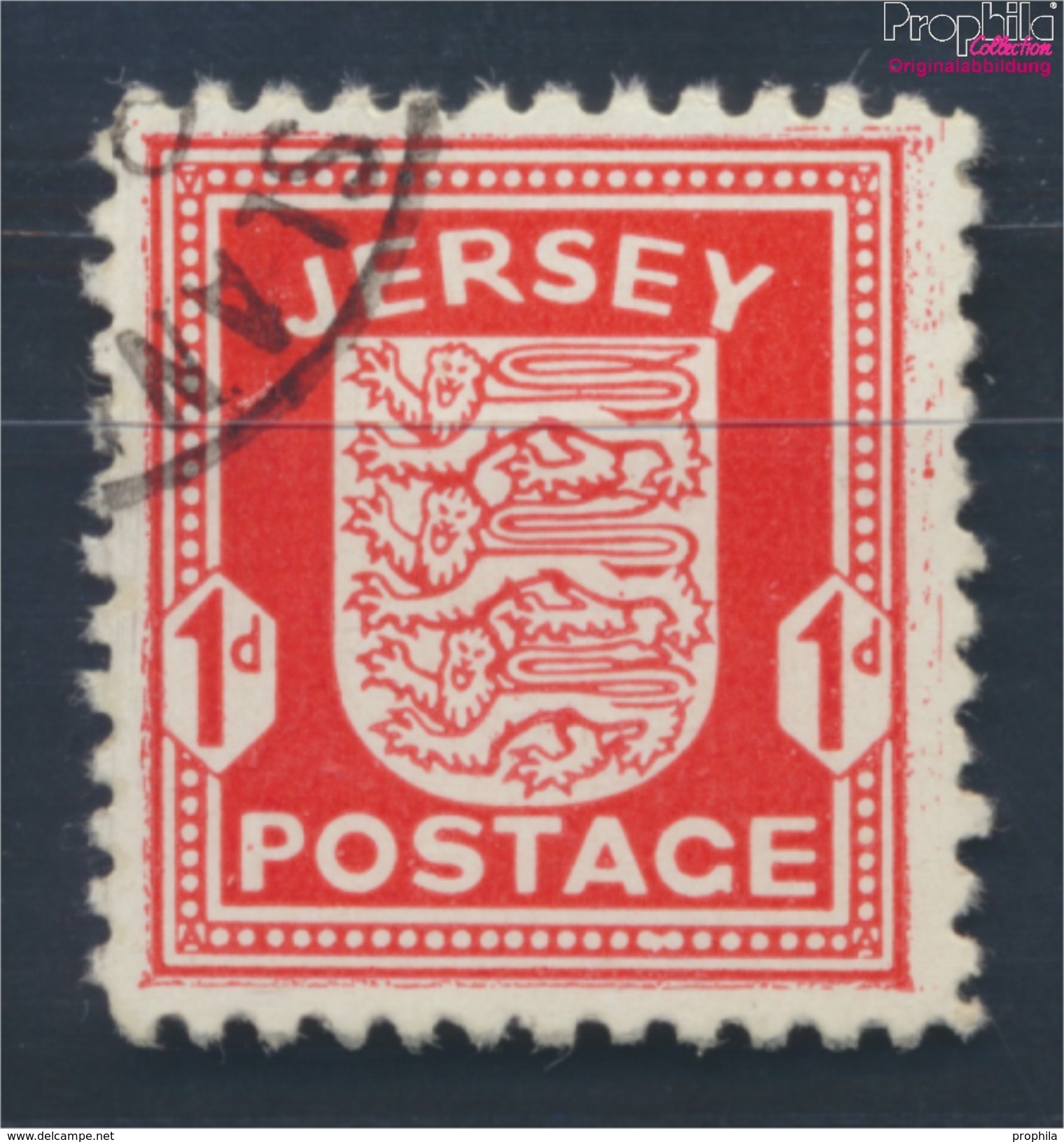 Jersey (Dt. Bes.2.WK.) 2z Geprüft, Weißes Gestrichenes Papier Gestempelt 1942 Wappen (8103704 - Besetzungen 1938-45