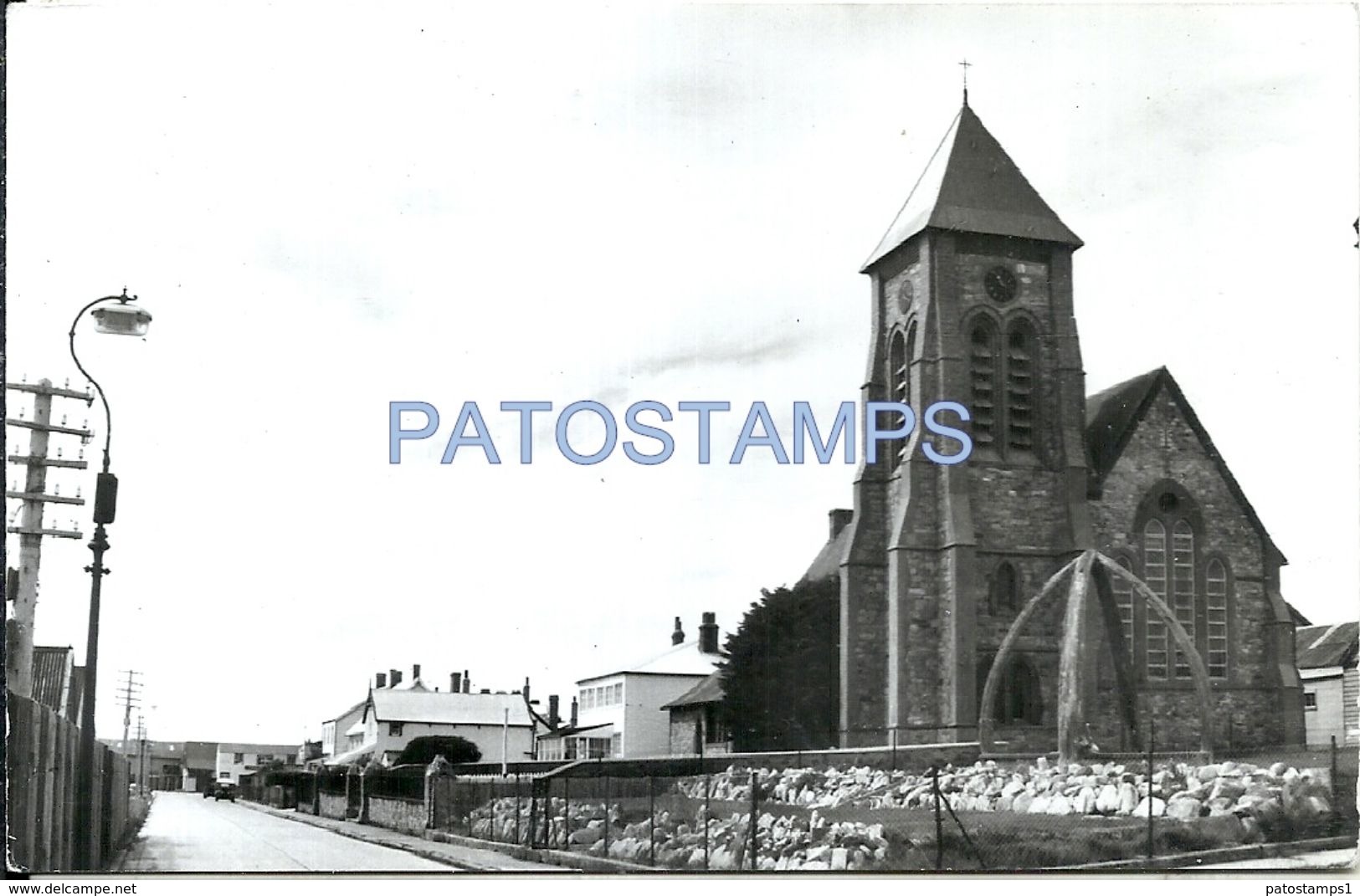 82324 ARGENTINA LAS ISLAS MALVINAS FALKLAND STANLEY ISLAND CHRIST CHURCH CATHEDRAL POSTAL POSTCARD - Argentina