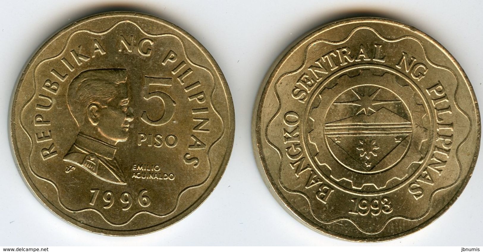 Philippines 5 Piso 1996 KM 272 - Filipinas