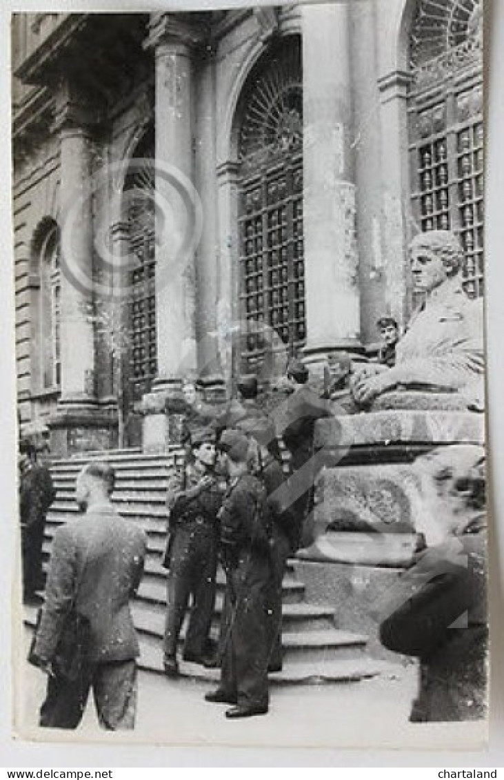 Fotografia Roma Luglio 1943 Militari Presidiamo Il Palazzo Di Giustizia - Altri & Non Classificati