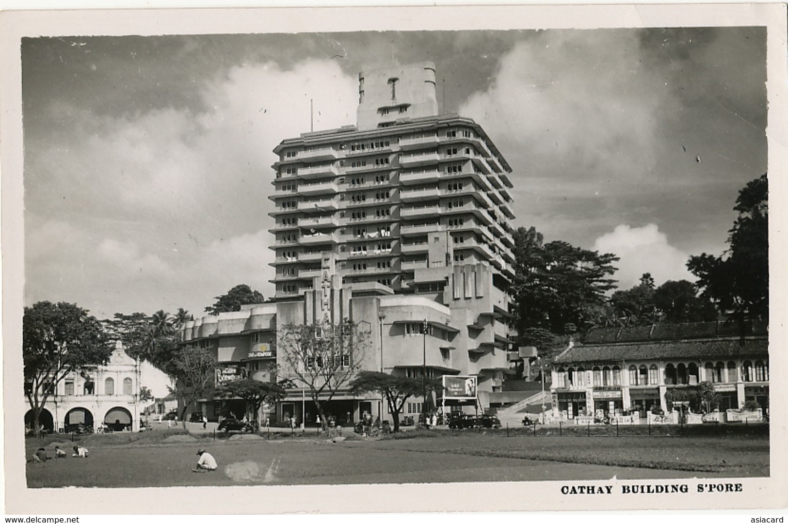 Singapore    Real Photo Cathay Building Esperanto - Singapour