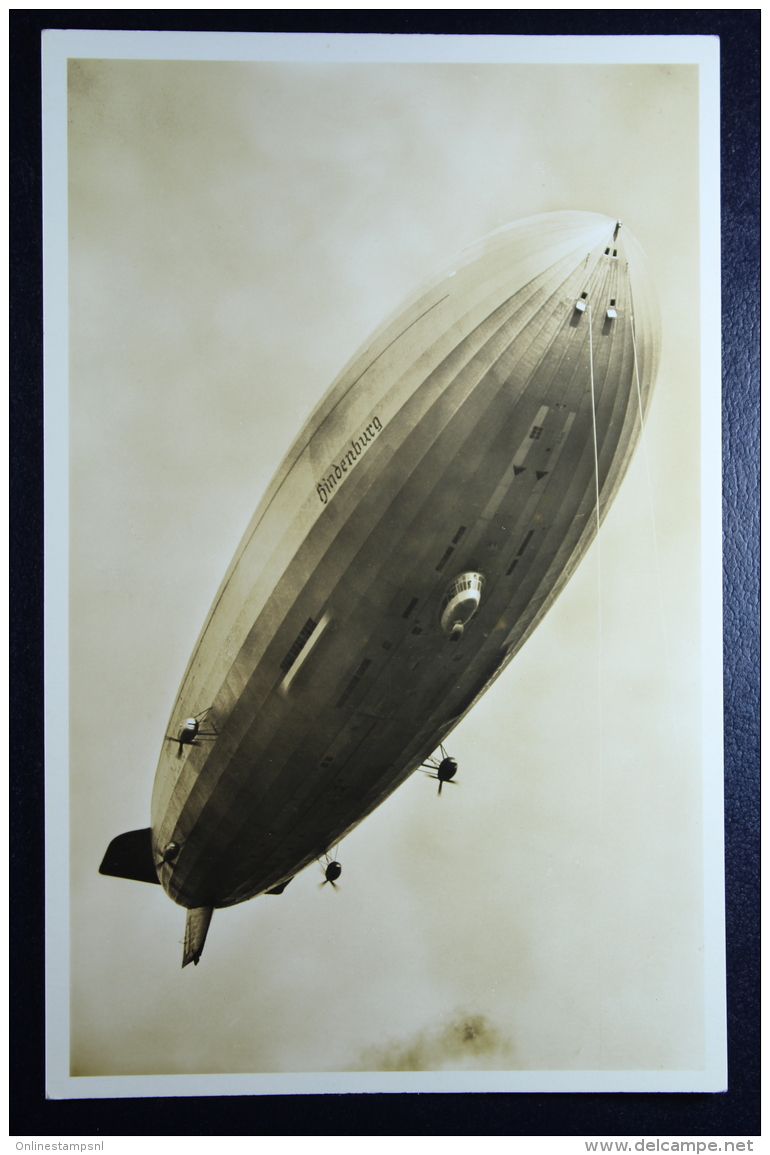 Deutsches Reich Zepplin Postkarte  LZ 129 Hindenburg - Luft- Und Zeppelinpost