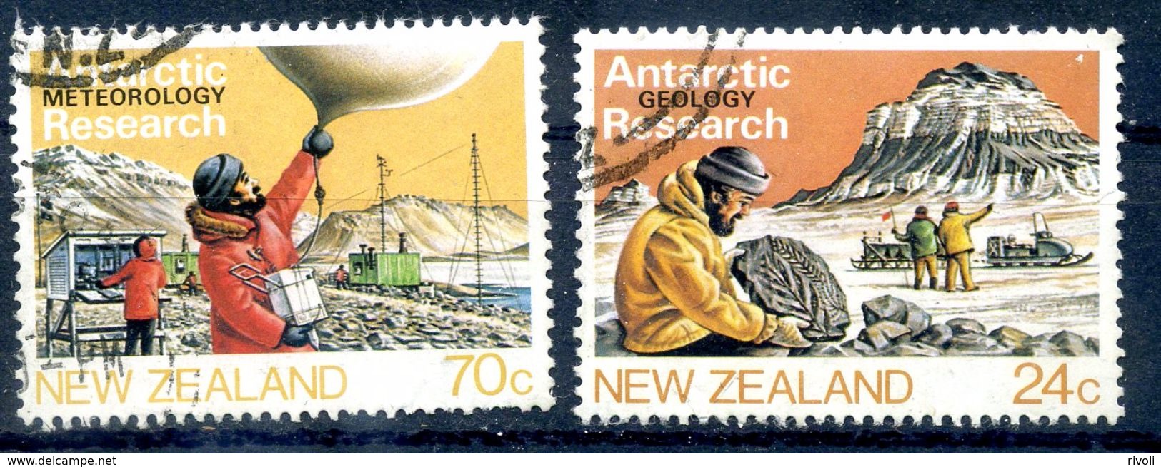 NOUVELLE-ZELANDE. Recherches Scientifiques En Antarctique. Yv.859/62.  N° YVERT 860-862 OBLITERE - Used Stamps