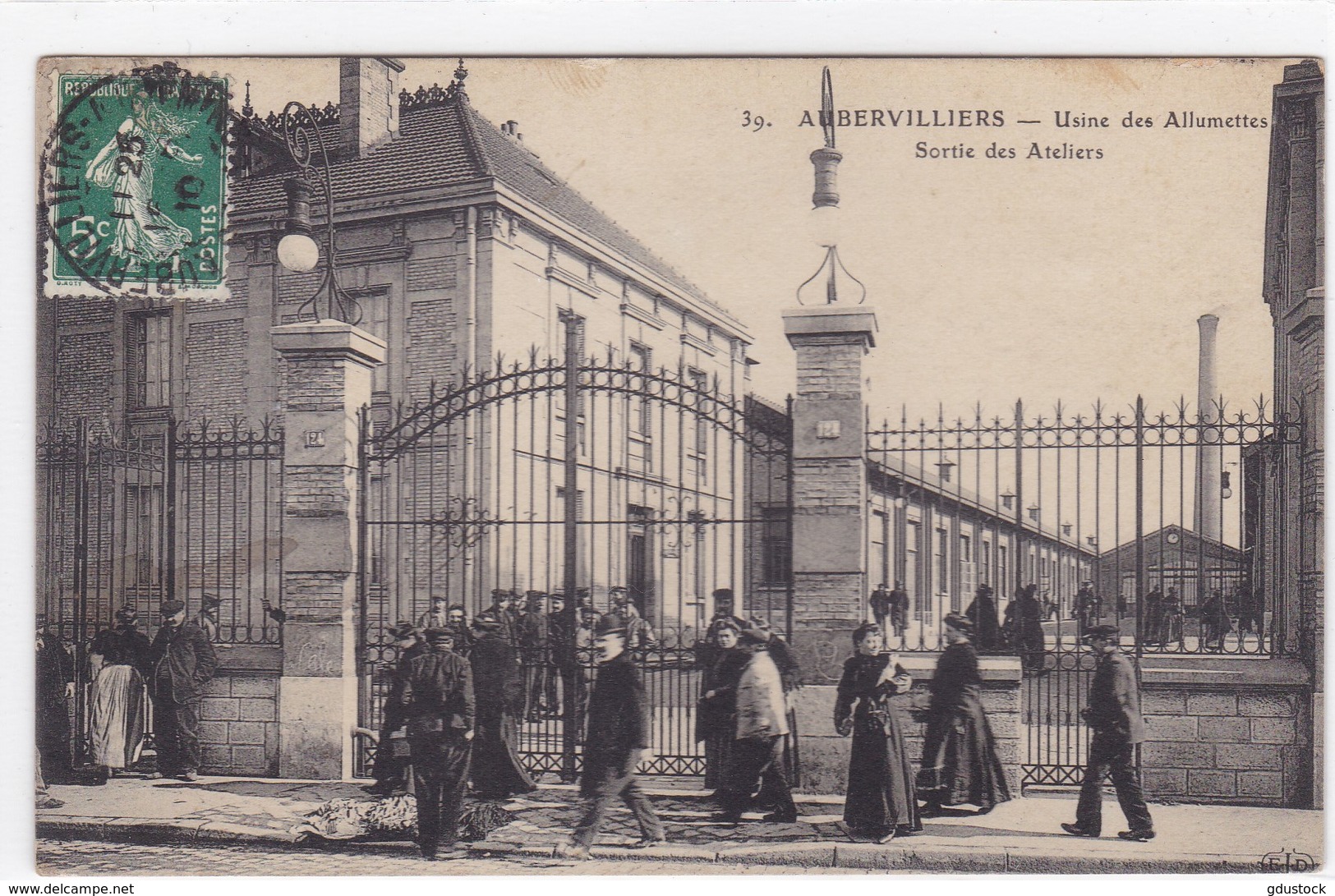 Seine-Saint-Denis - Aubervilliers - Usine Des Allumettes - Sortie Des Ateliers - Aubervilliers