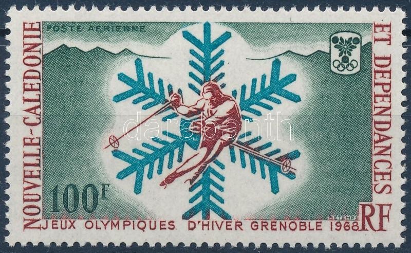 ** 1967 Téli Olimpia, Grenoble Mi 447 - Altri & Non Classificati