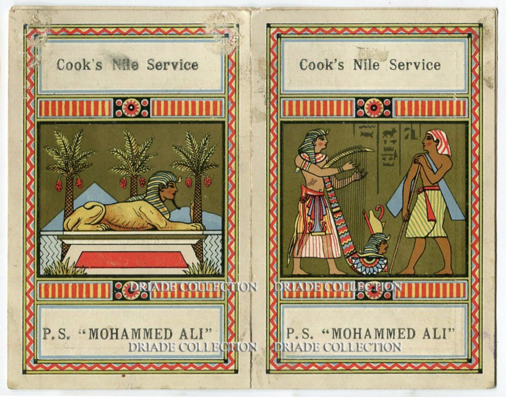 DOCUMENTO NAVE P.S. MOHAMMED ALI COOK'S NILE SERVICE LIST OF PASSENGERS CAIRO 11 JANUARY 1894 EGITTO - Pubblicitari